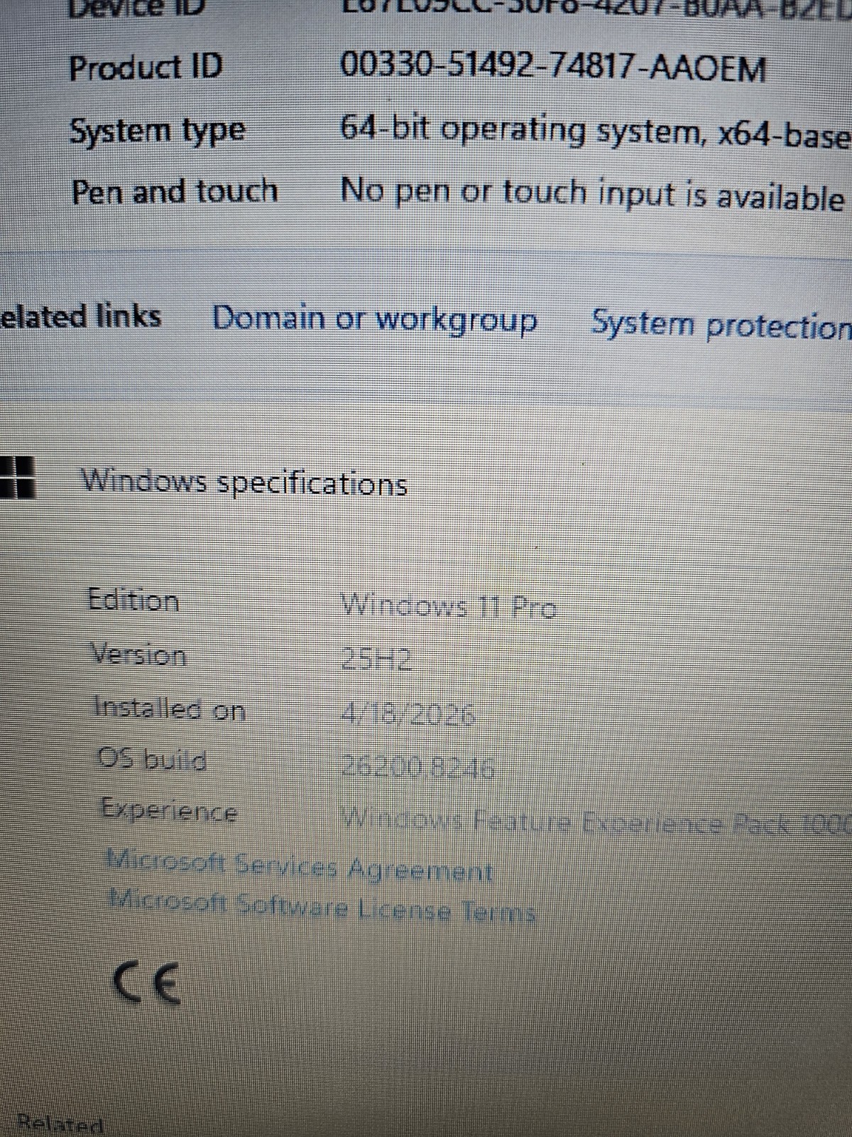 DELL LATITUDE 3490 INTEL CORE i3 6006U 8GB RAM 128GB SSD 14″ WINDOWS 11 PRO