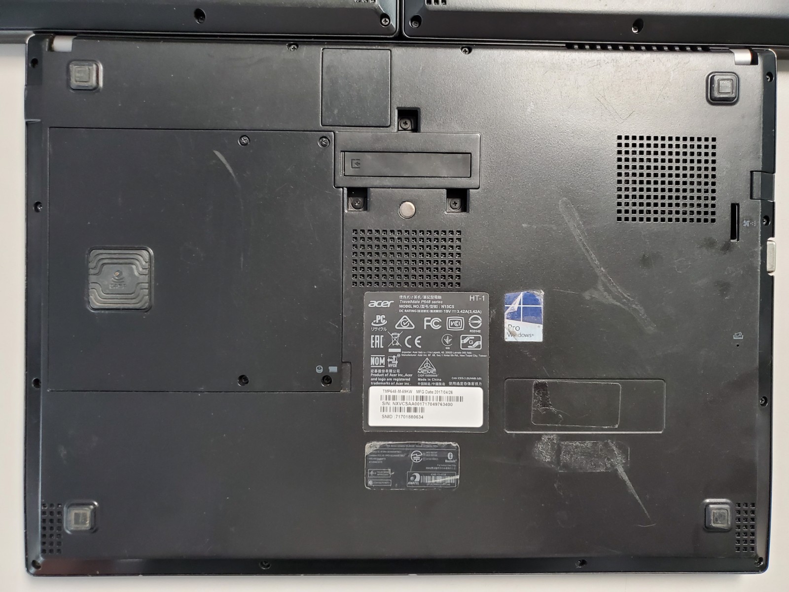 3x Acer TravelMate P648 (N15C5) 14″ i5 core 4-8GB RAM NO HD/OS *BIOS/Read* C714