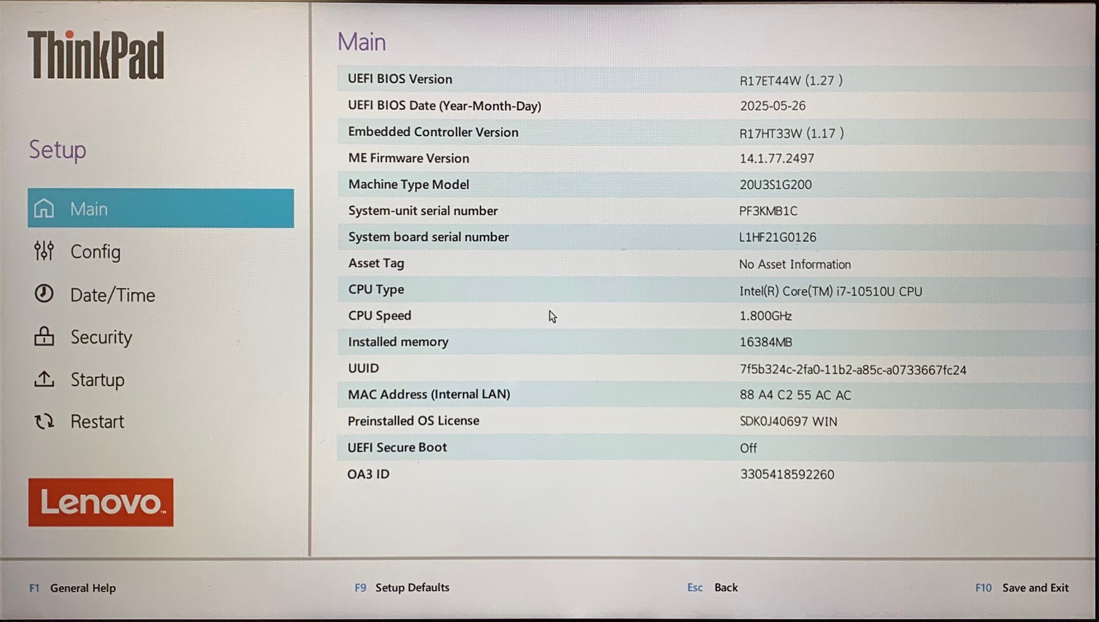 Lenovo ThinkPad L15 Gen 1 15.6″ i7-10510U 16GB RAM 512GB NVMe, Remote Managed