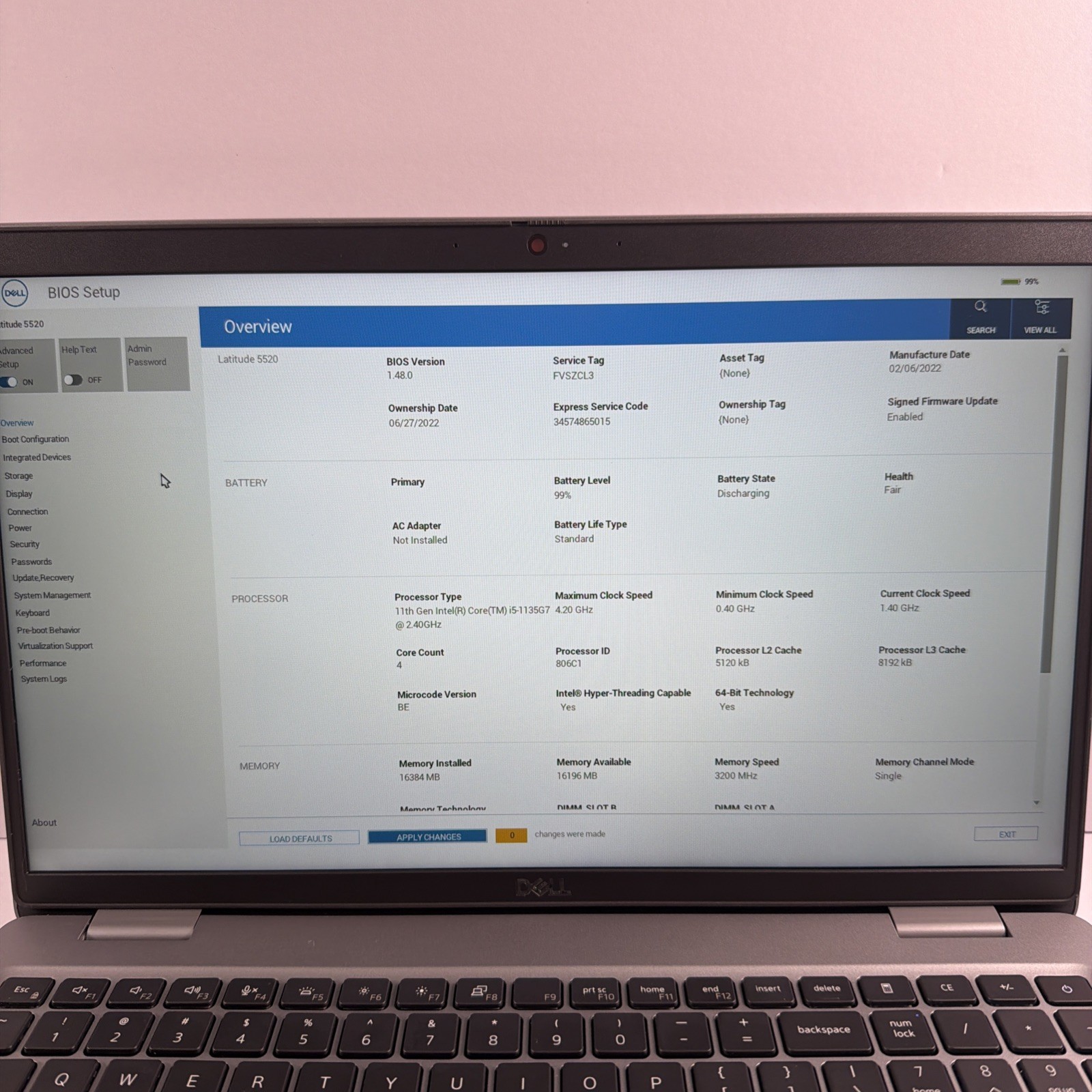 Dell Latitude 5520 Laptop i5‑1135G7 • 16GB RAM • 15.6″ FHD 256 GB SSD Win11 Pro