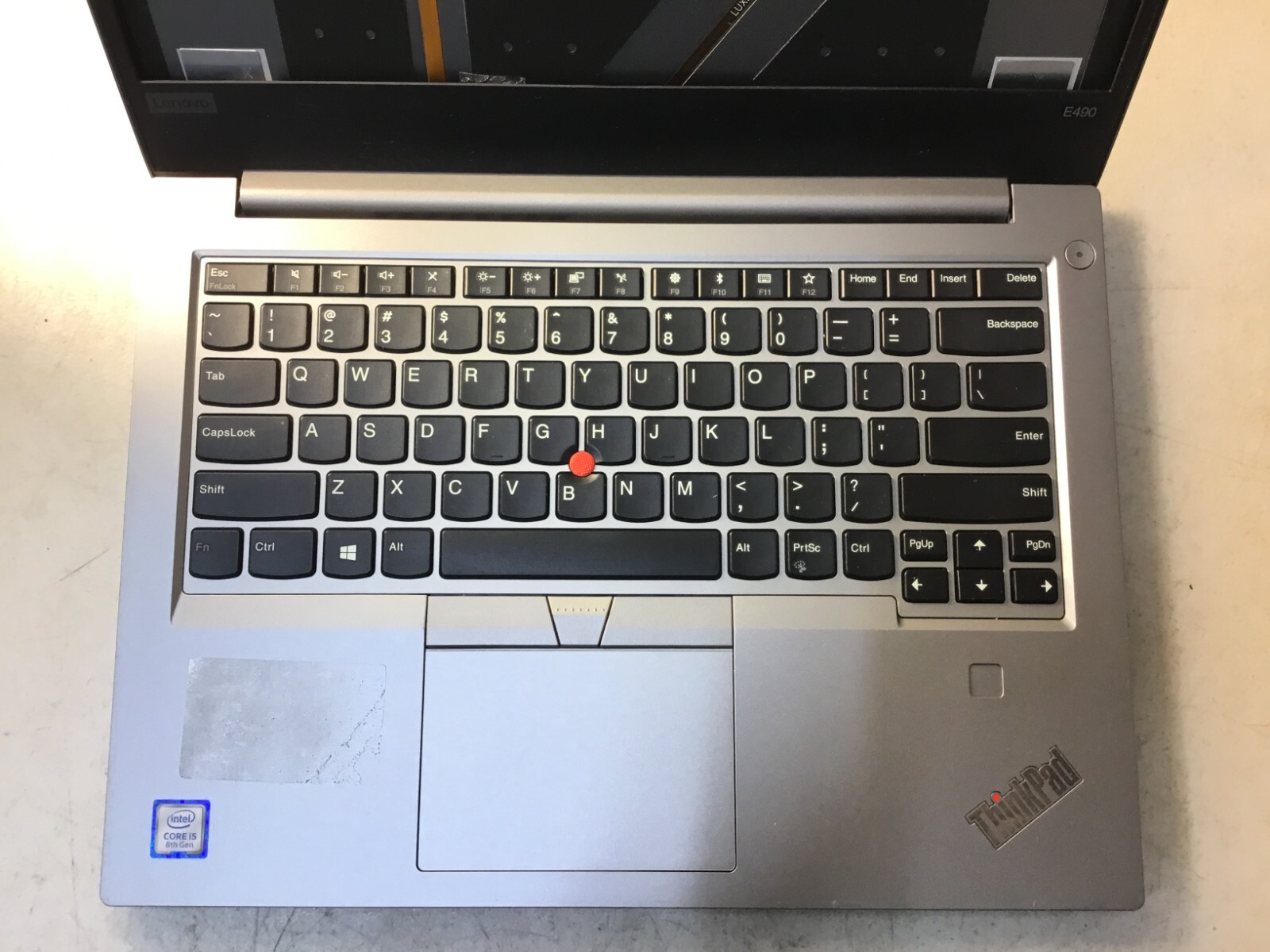 Lenovo ThinkPad E490, Intel i5 8th Gen, NO RAM, NO HDD