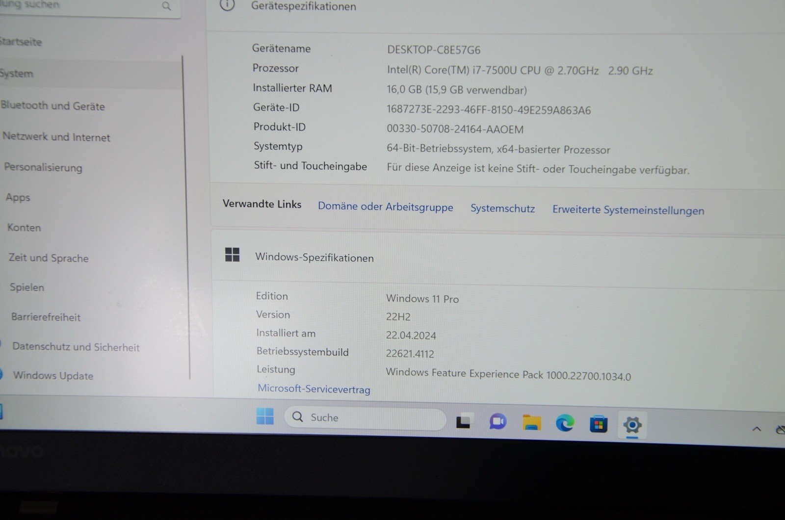 Lenovo ThinkPad X1 Carbon Gen 5 | Intel Core i7-7500U | 16GB RAM | 1TB SSD Win11