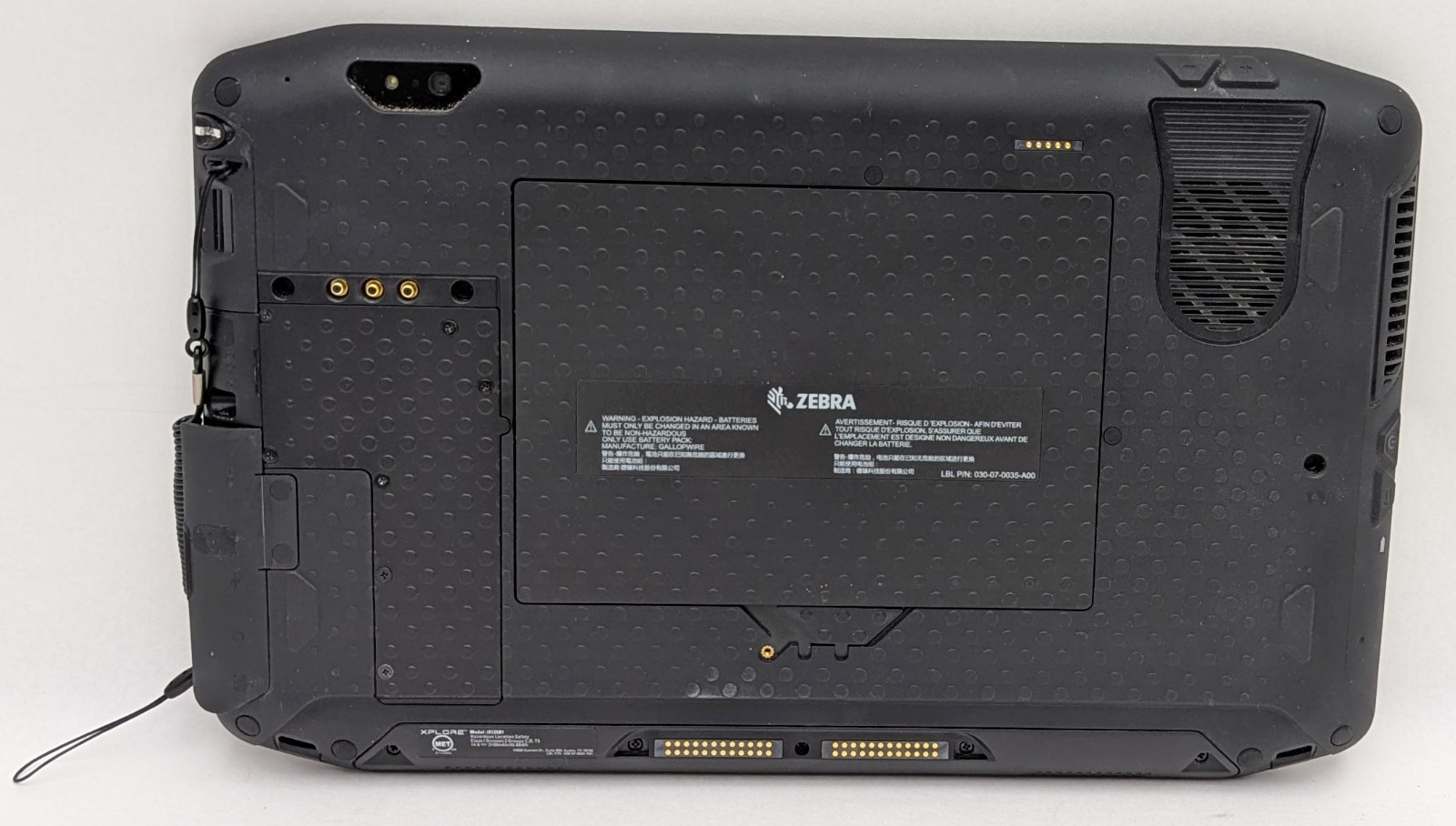 Zebra XPLORE iX125R1 12.5″ Rugged Tablet i7-7500U 8GB 256GB NVMe Win10 #3 *READ*