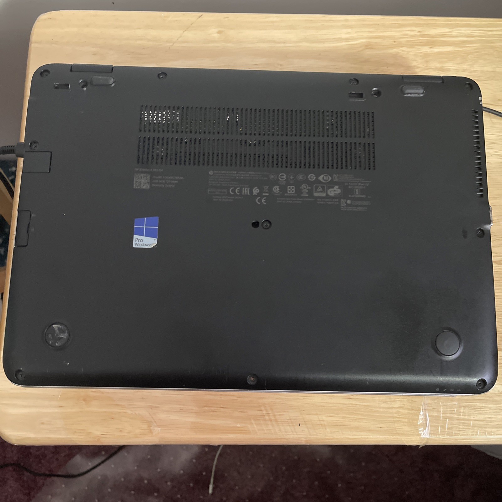 HP EliteBook 840 G4 Laptop i7-7500 16GB 256GBSSD 500GBHD W11PRO Tested Good+AC