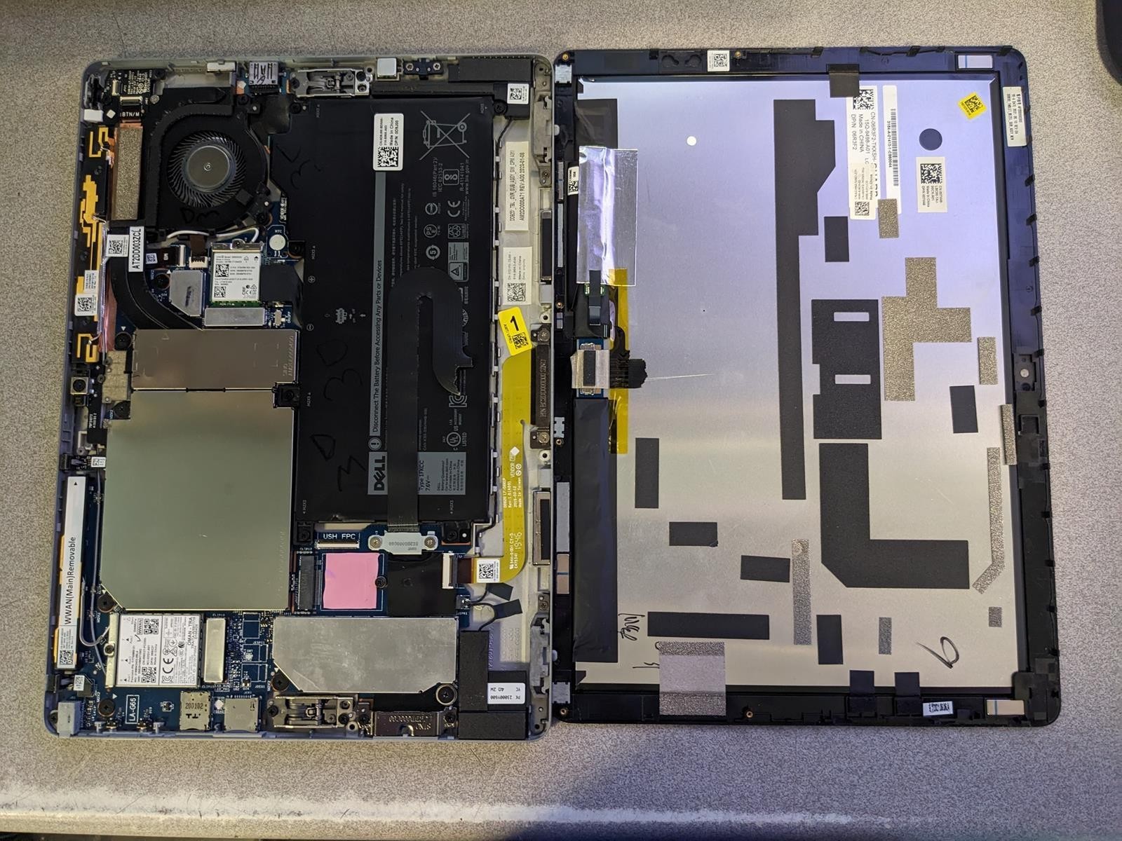 DELL LATITUDE 7200 2-IN-1 i5-8365U @ 1.60GHZ, 8GB RAM, NO HDD/OS – (FOR PARTS)