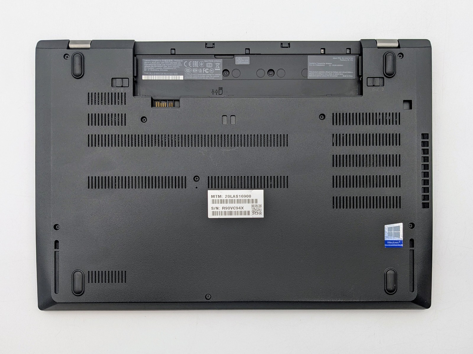 Lenovo ThinkPad T580 (20LA) 15″ Intel I5-8250U Motherboard Palmrest *READ*