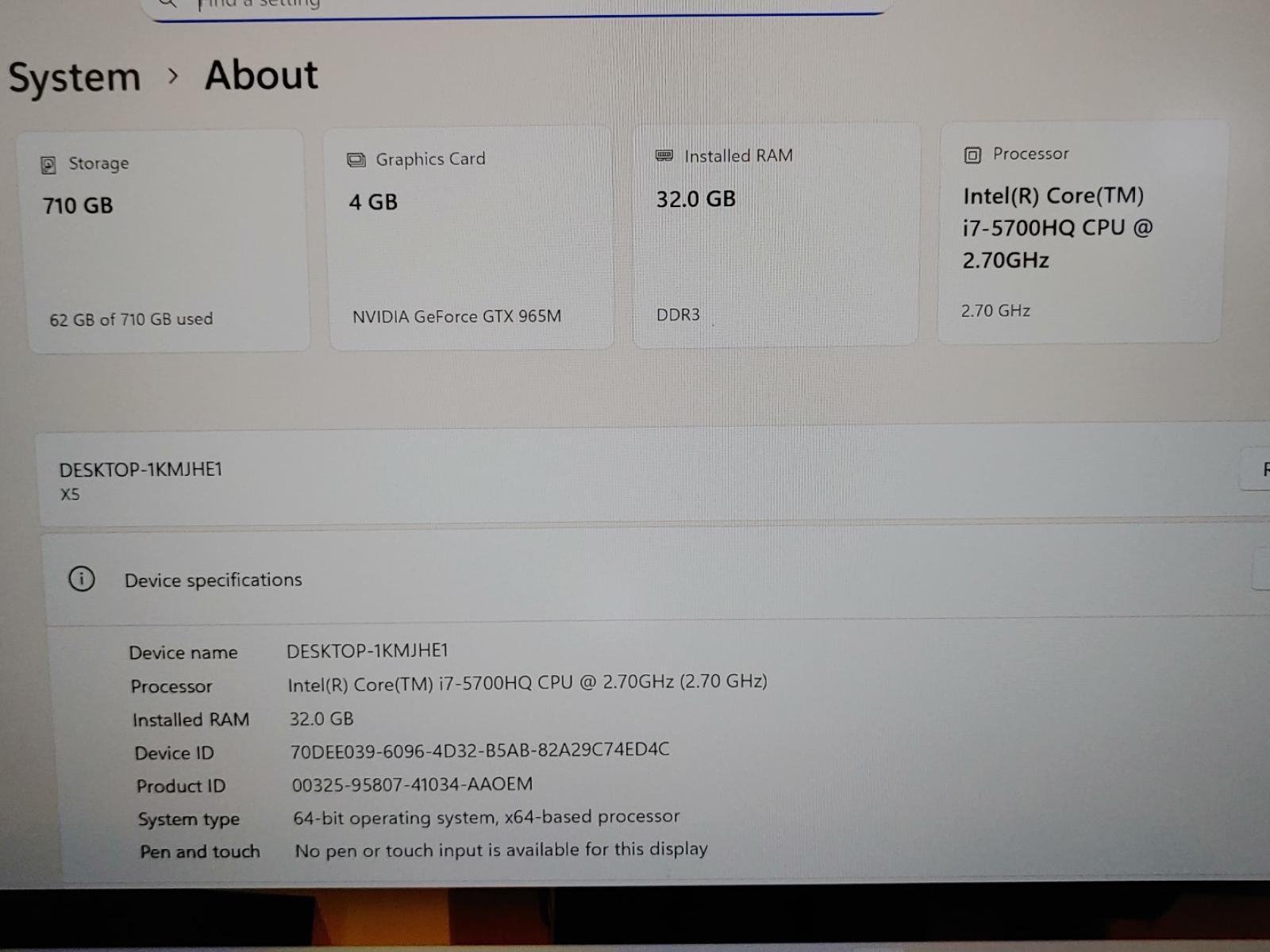 Aorus X5 15.6″ i7-5700HQ 32GB [x2 256GB+250GB SSD] Win11 Dual GTX 965M **READ**