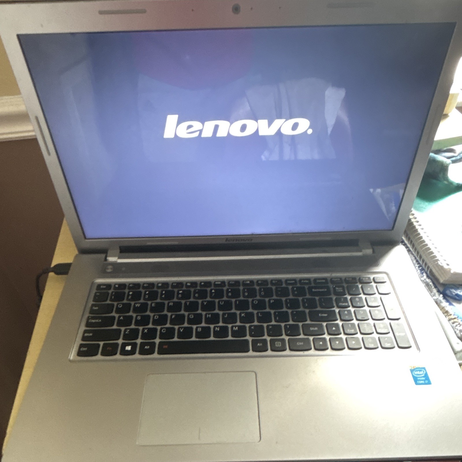 Lenovo ThinkPad 15.6in Intel Core i7 Silver Laptop HDMI USB 3.0 No OS