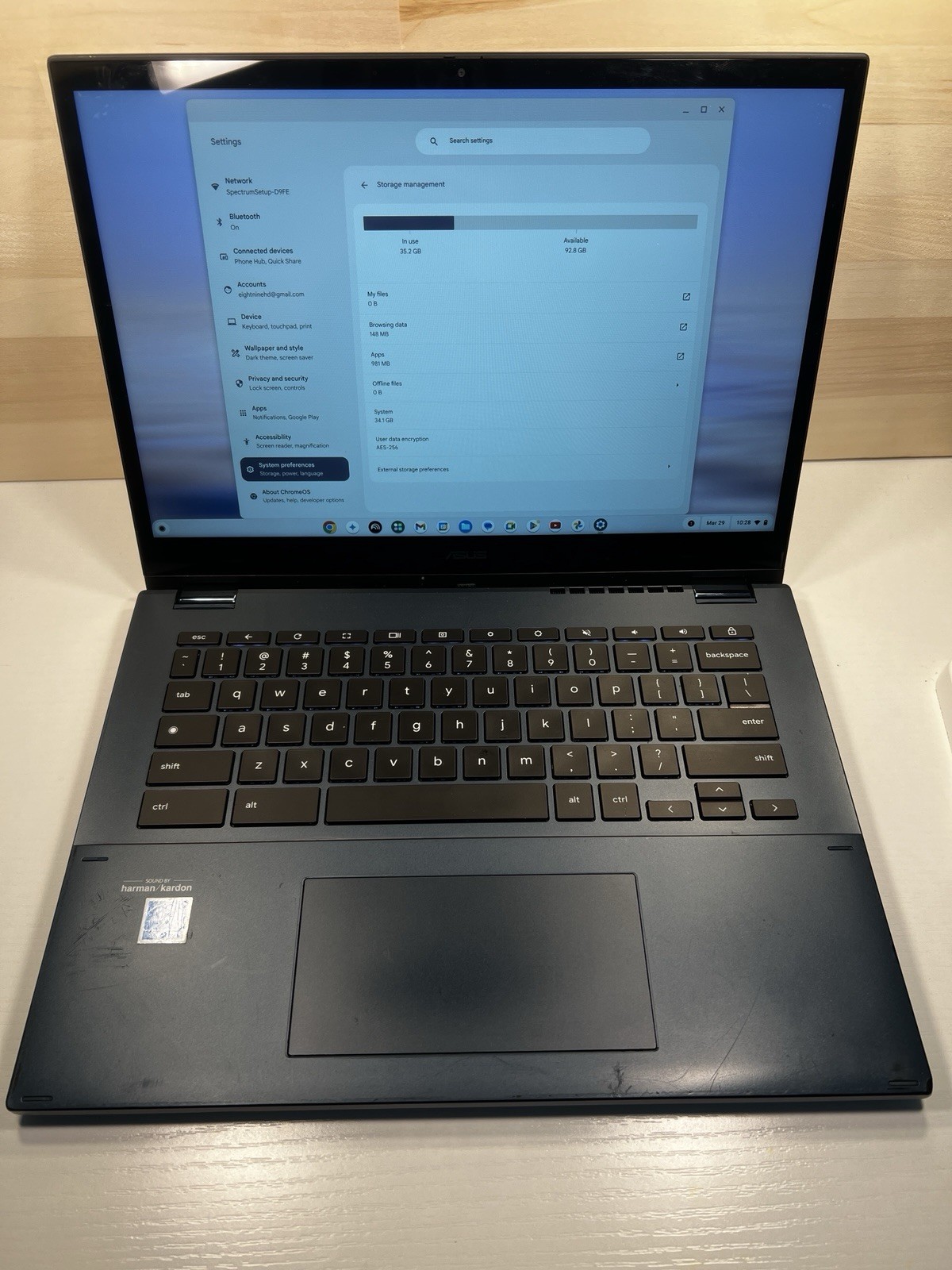 ASUS Chromebook Plus 2-in-1 Touch 14″ CM3401FF AMD Ryzen 3 7320C 8GB 128GB SSD