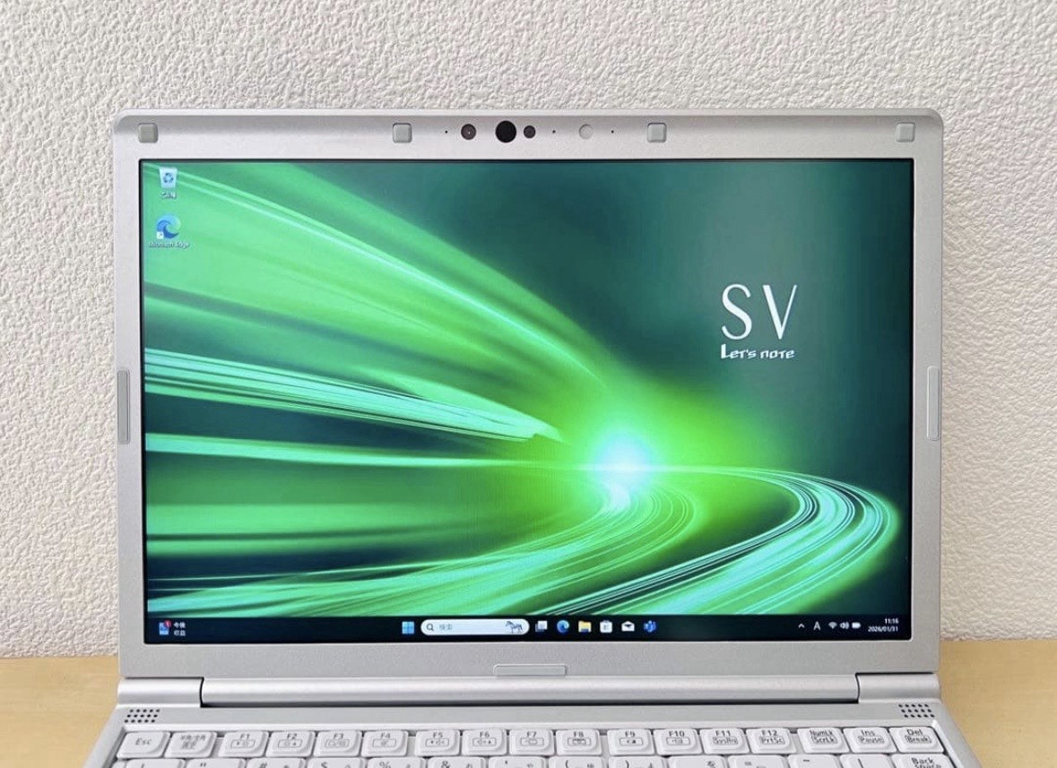 Panasonic Let’s Note CF-SV9 Windows11 Pro Core i5 SSD 256GB RAM 16GB w/charger