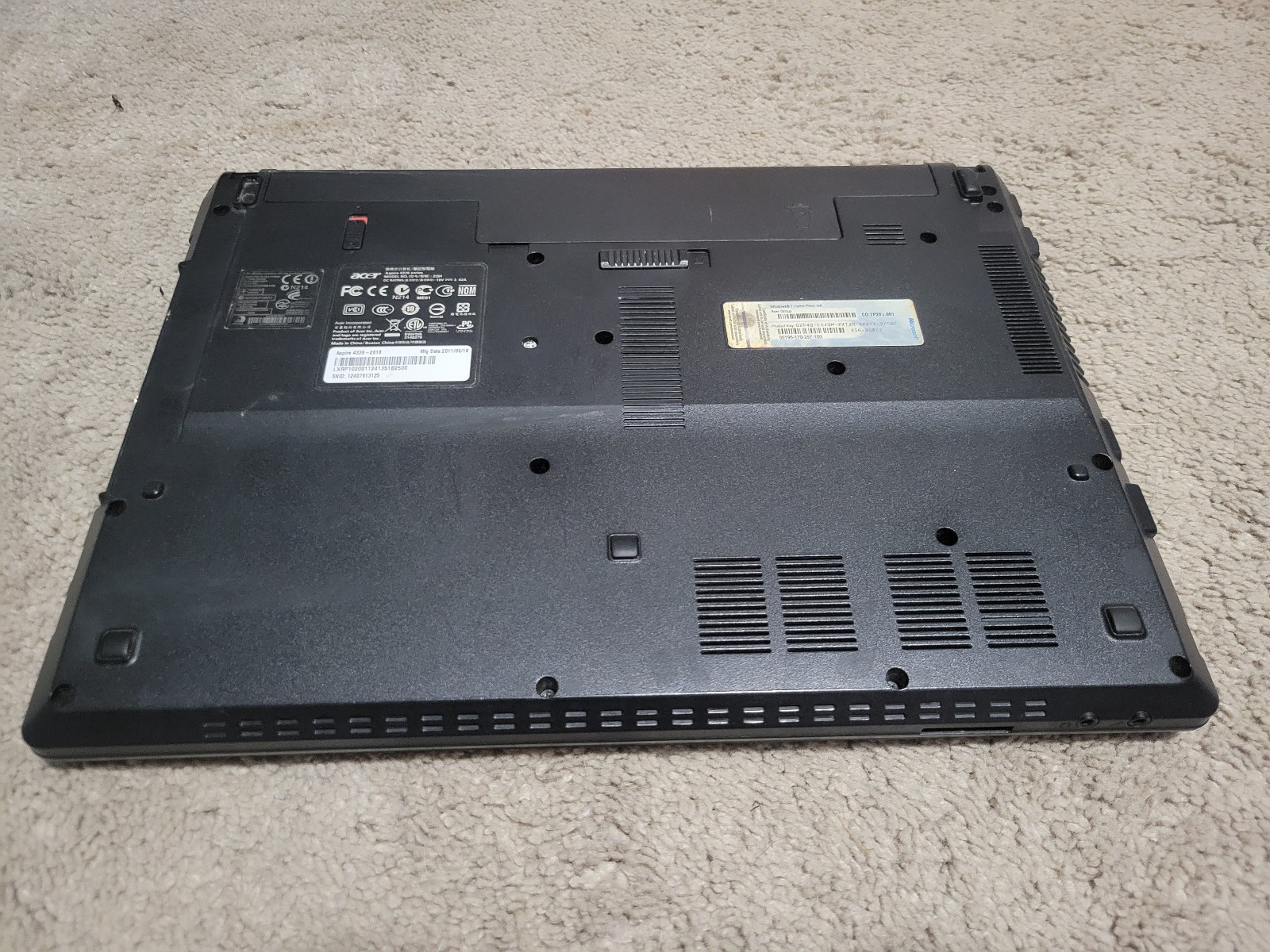 Acer Aspire 4339-2618 14″ Laptop Doesnt turn on