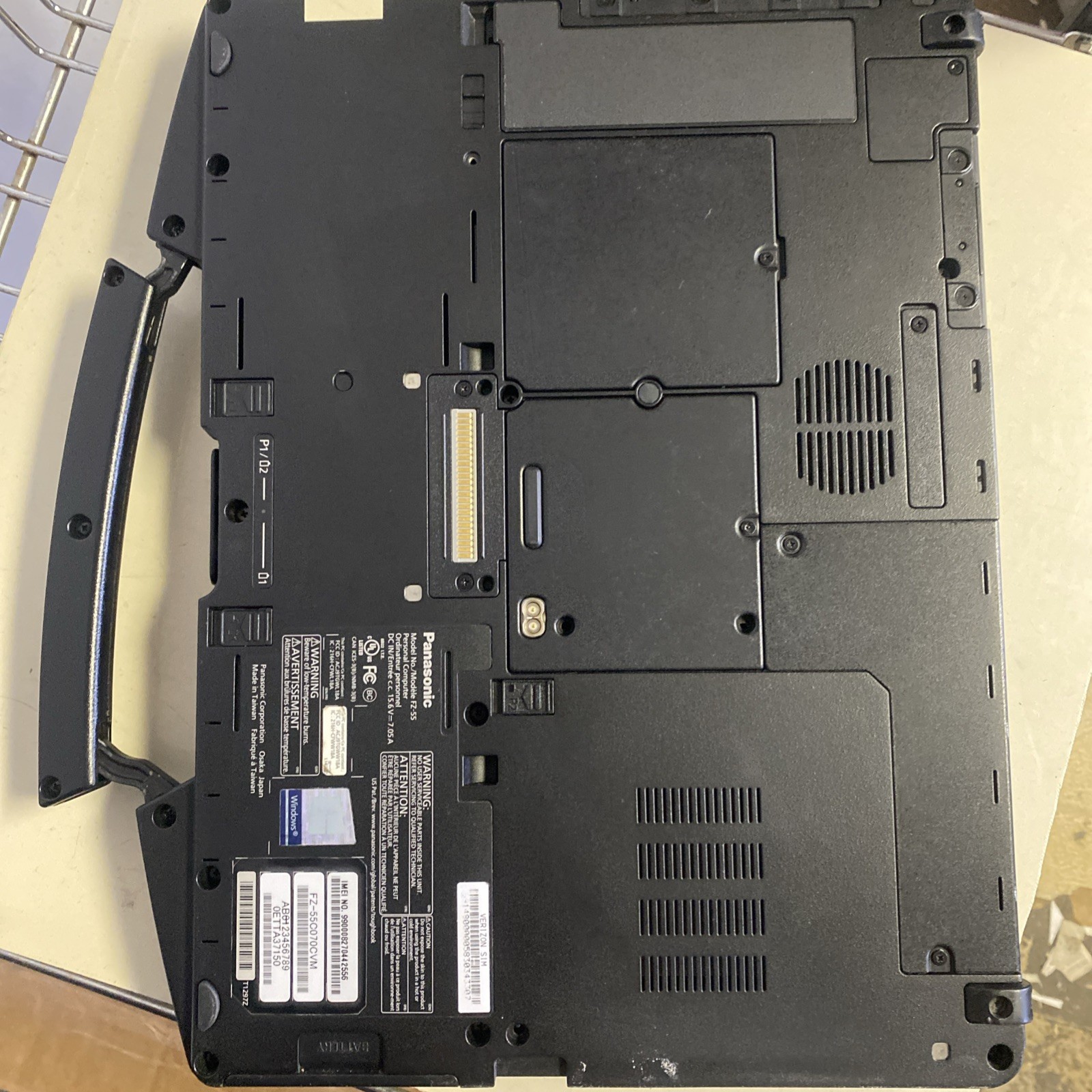 Panasonic Toughbook fz-55 i7 8665U 1.9GHz 16GB 256G SSD Win 11P GPS Bios Locked