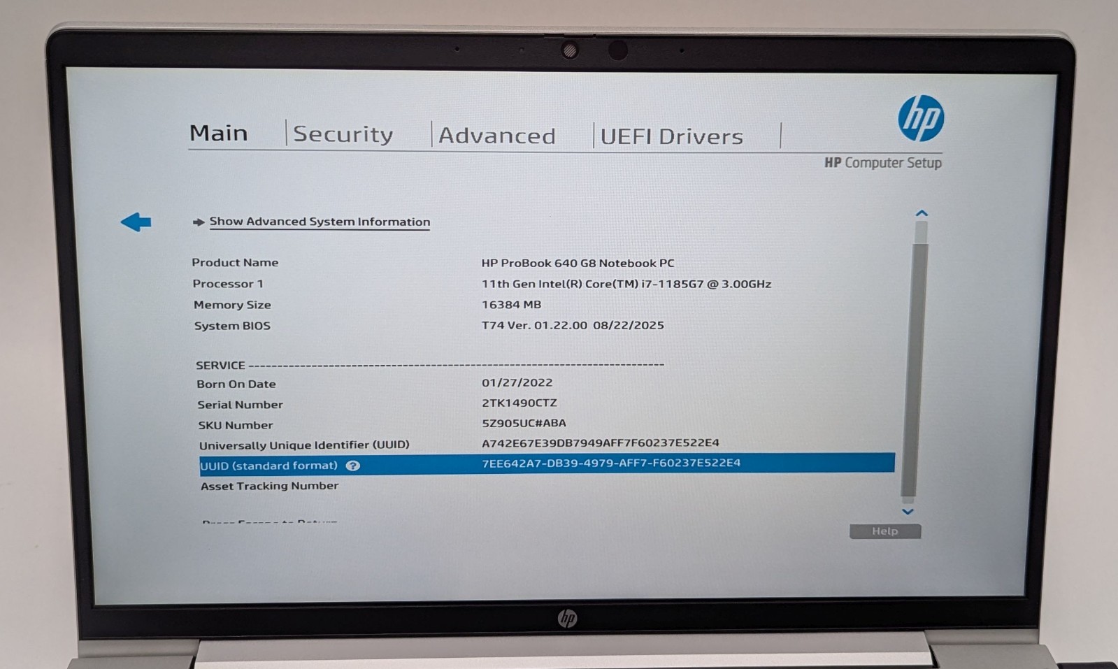 HP ProBook 640 G8 14″ Laptop i7-1185G7 3.00GHz 16GB RAM Keyboard issue No Drive