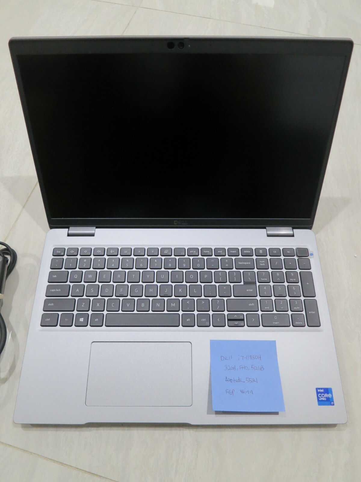 Dell Latitude 5521 15.6″ FHD i7-11850H 2.5GHz 32GB 512GB SSD W11