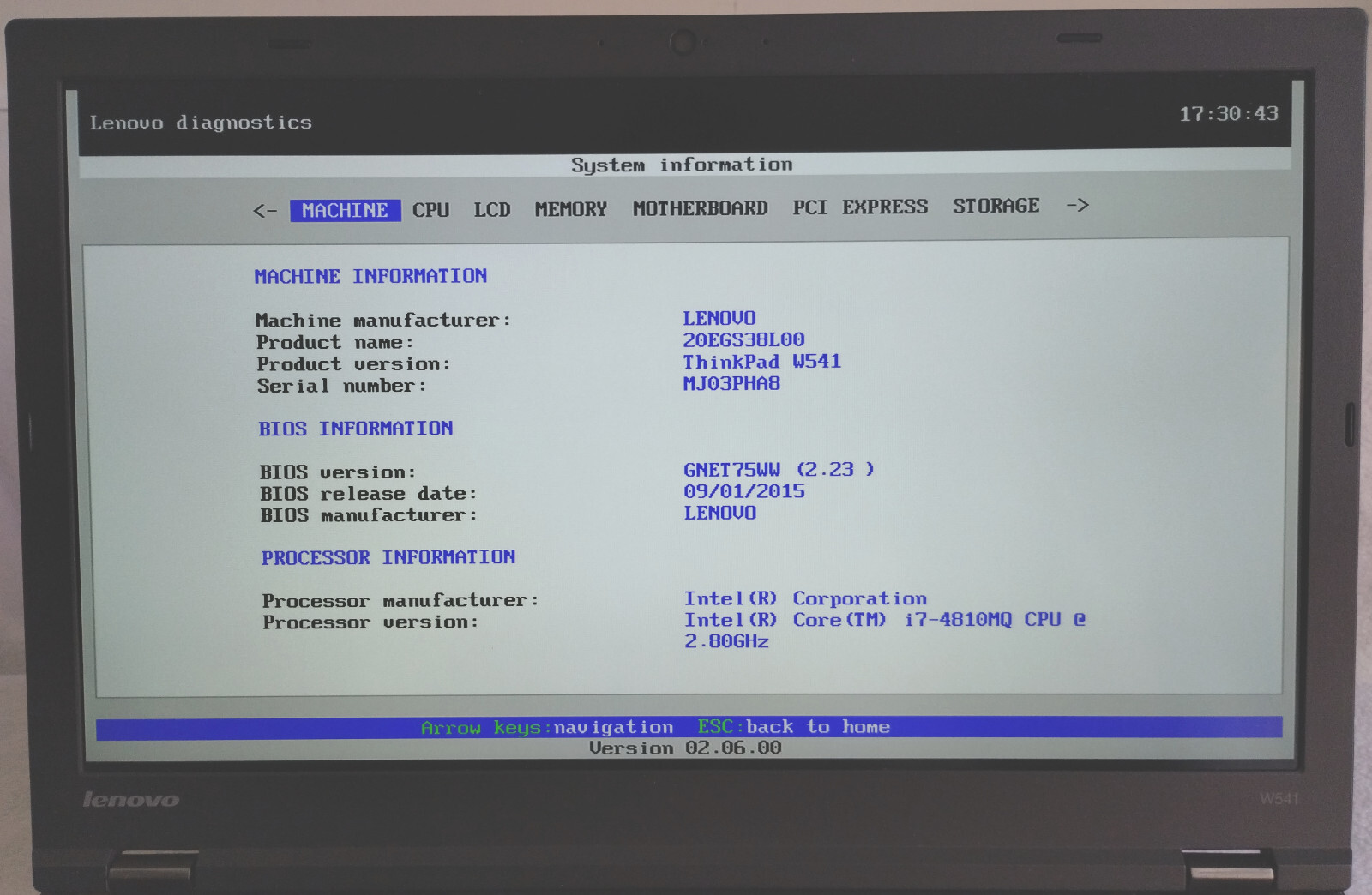 ThinkPad W541, 15″ 3K Screen, i7-4810MQ CPU, 8/16/32GB RAM, 512GB SSD, W10P Lic.