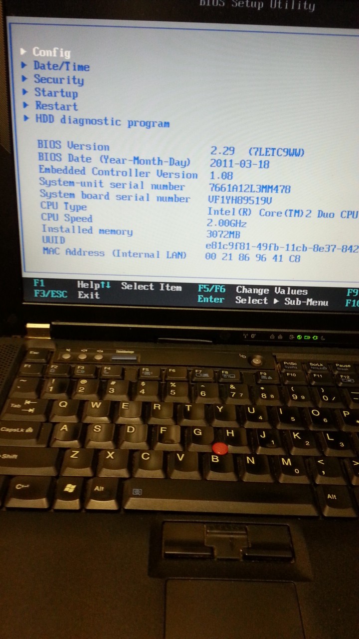 14″ LENOVO T61 INTEL CLEAN INSTALL W7 PRO C2D 64bit SAMSUNG 320GB HDD THINKPAD