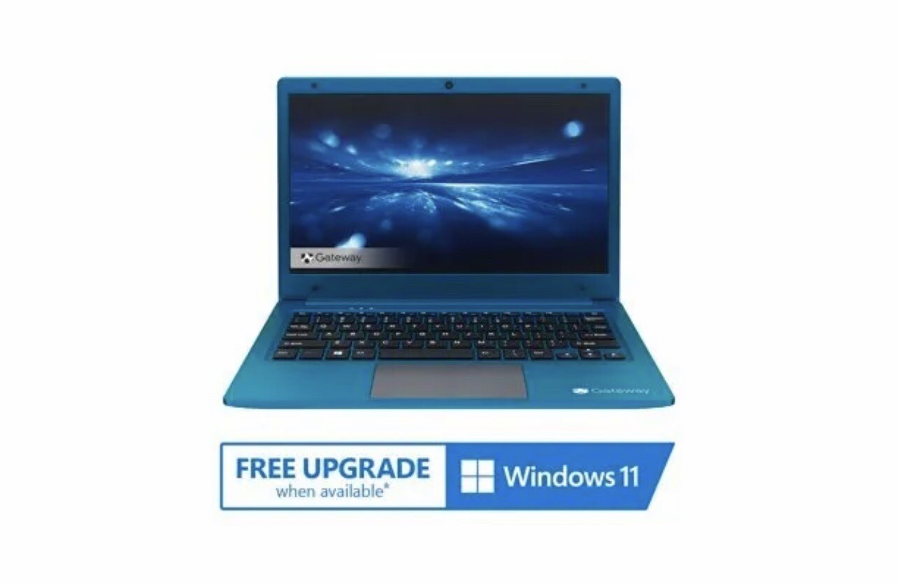 Gateway 11.6″ Ultra Slim Notebook HD Intel Dual Core 64GB eMMC 4GB RAM Micro 365