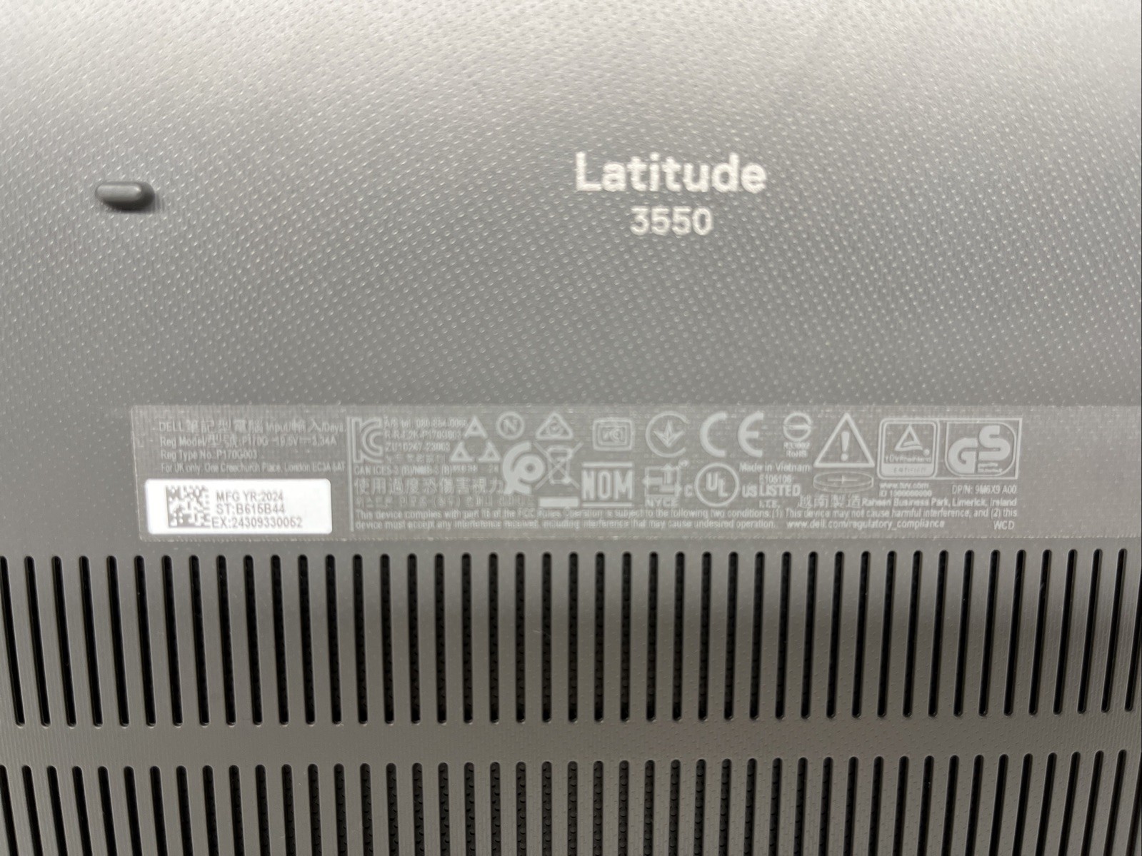 Dell Latitude 3550 15.6″ i5-1335u @1.3Ghz 8GB RAM DDR5 256GB Win11 Pro Power Ad