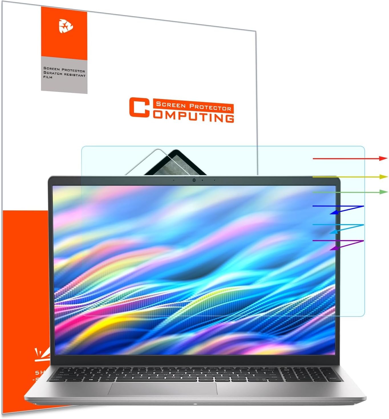 15.6 Inch Anti Blue Light Screen Protector for Dell 15 DC15250 DC15255 Laptop