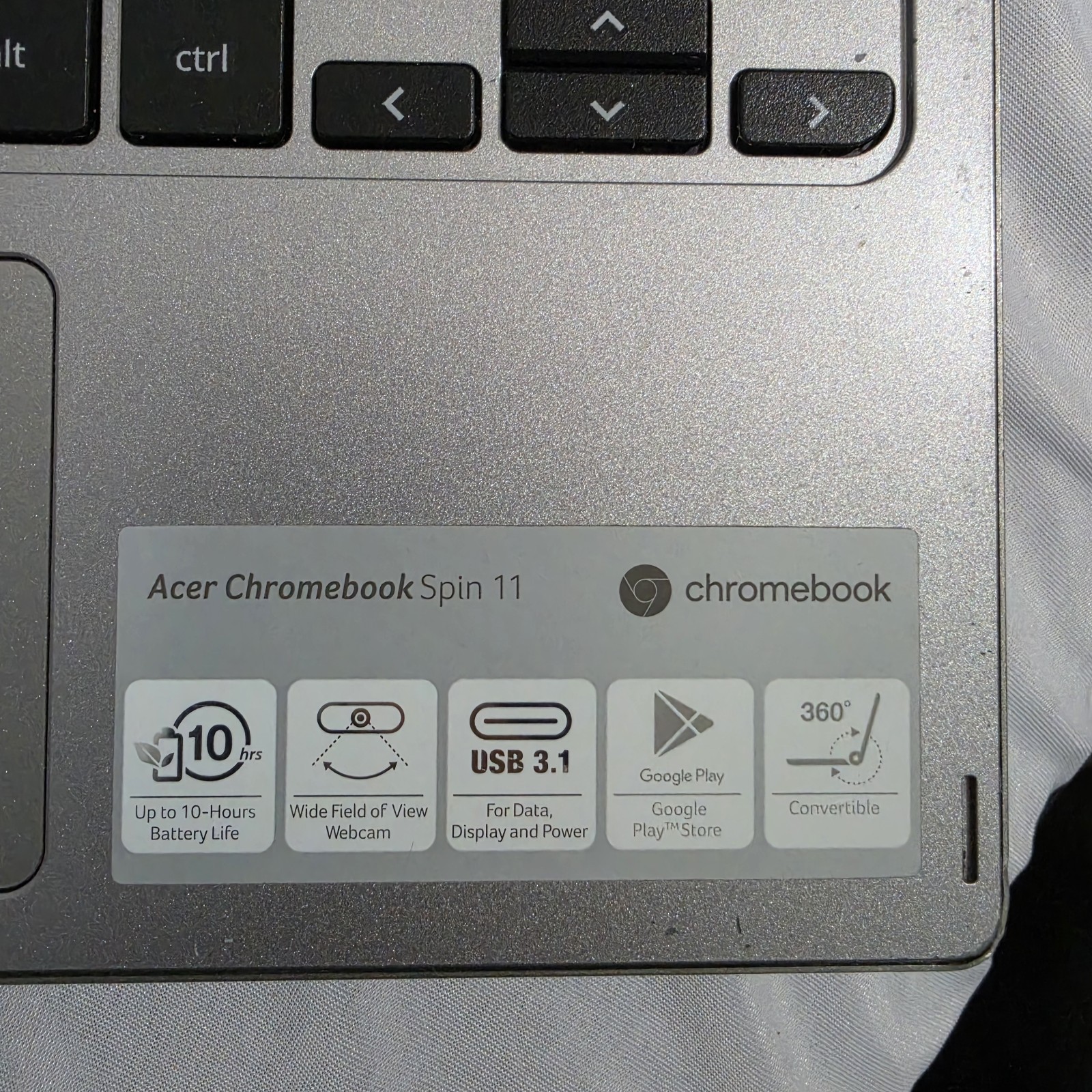 Acer Chromebook Spin 311 CP311-1H-C1FS 4GB RAM 11.6″ 2-in-1 360 Touch Screen