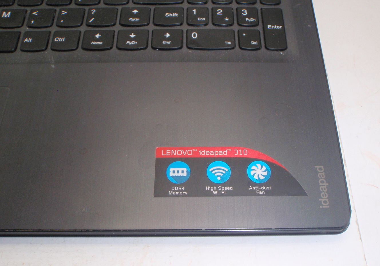 Lenovo Ideapad 310 Laptop Computer – No Power Supply, HD, or Operating System