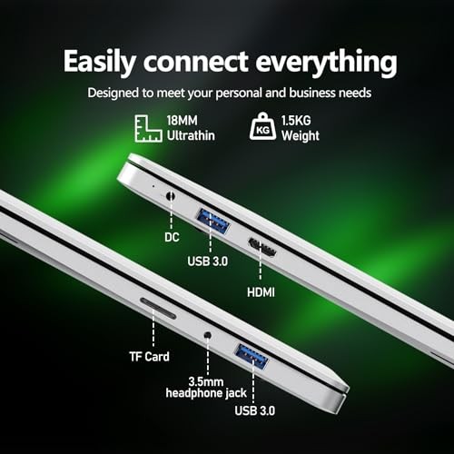 15.6″ Laptop Computer DDR4 8GB RAM 256GB SSD,traditional laptop computers with