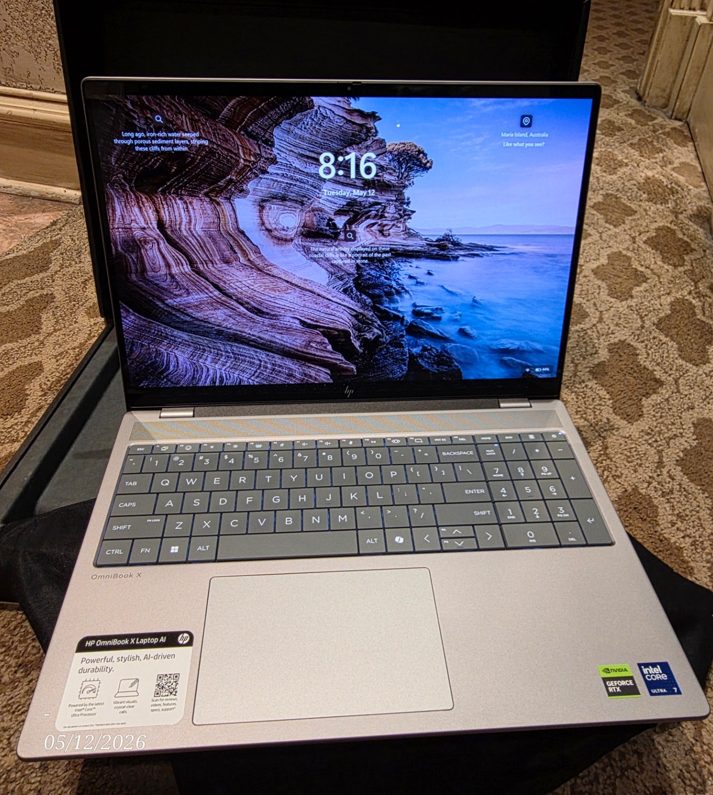 2025 HP OmniBook X 16-aw0038dx 16″ U7 255H 32GB DDR5 2TB SSD RTX 4050 Win11 PRO
