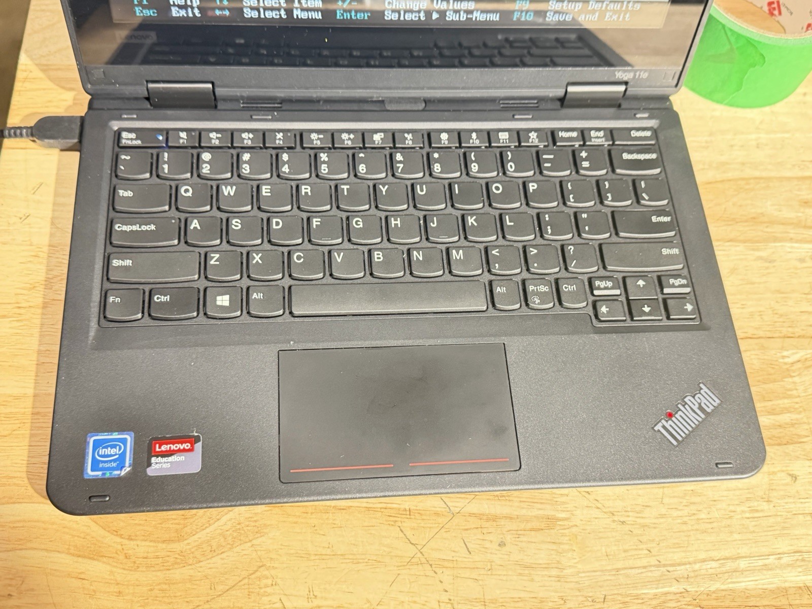 LENOVO THINKPAD YOGA 11E -BOOTS TO BIOS- INTEL CELERON N4100 – 4GB RAM -READ-