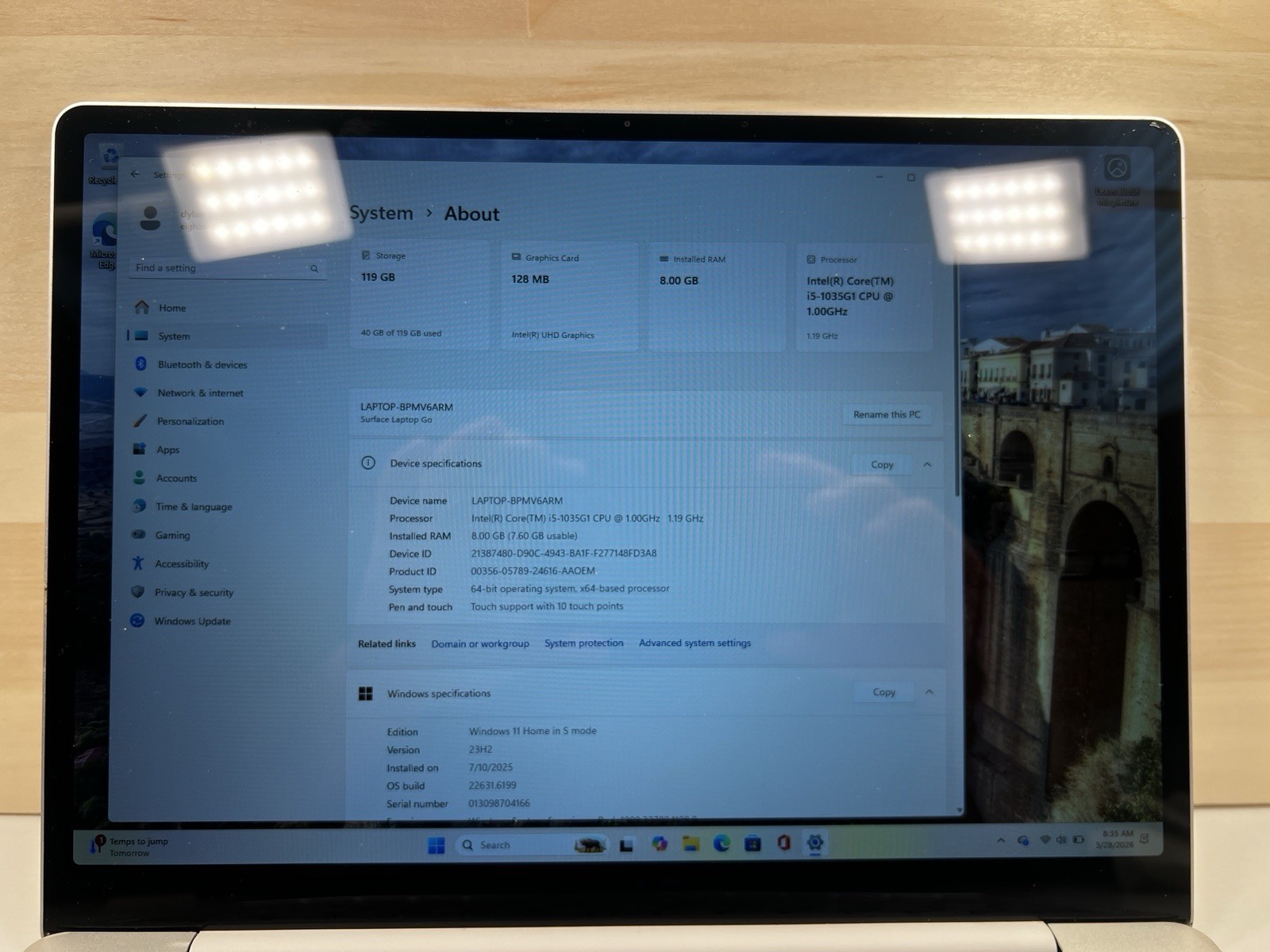 Microsoft 12.4 inch (128GB, Intel Core i5 10th Gen., 1GHz, 8GB) Notebook/Laptop