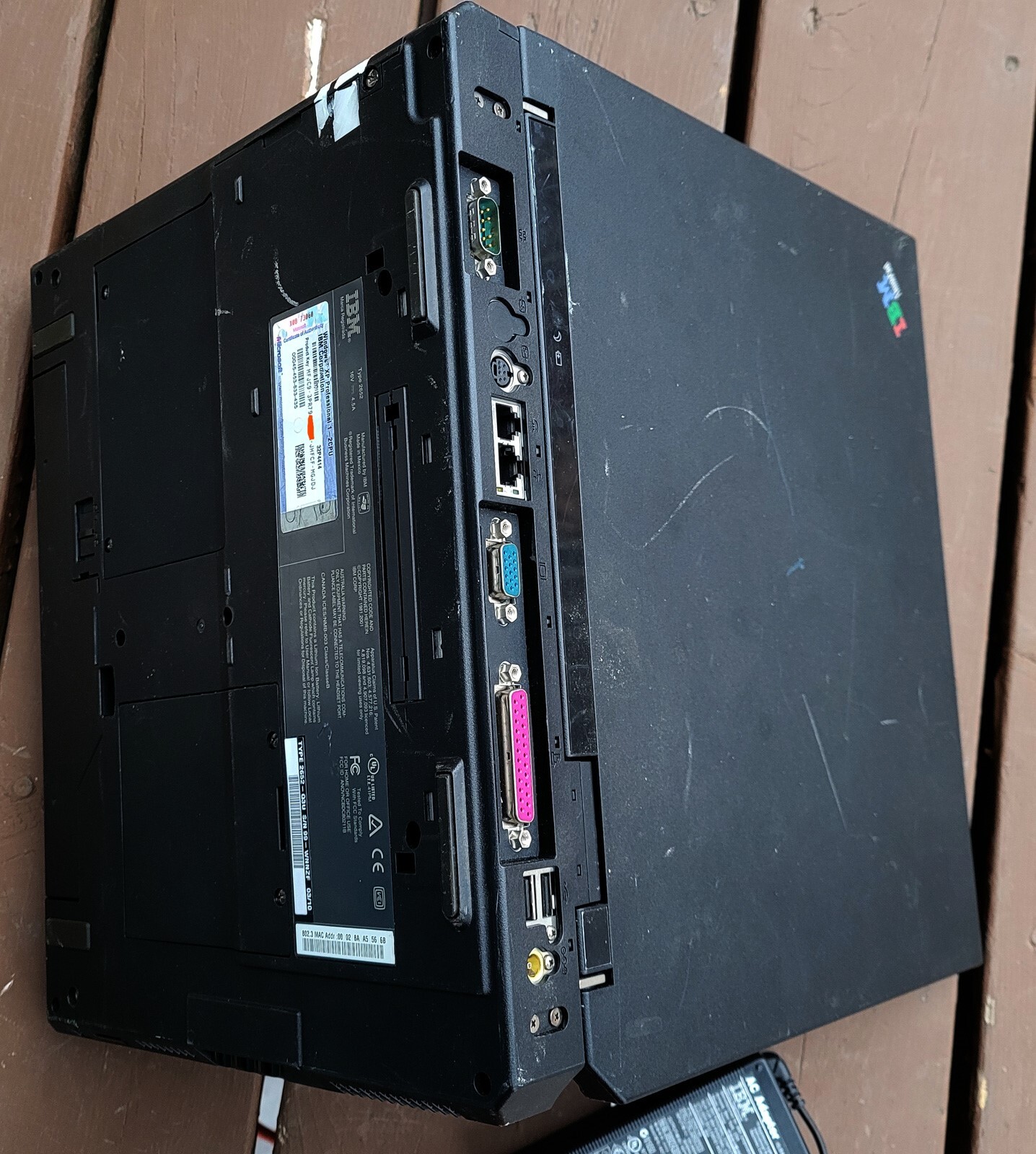 IBM ThinkPad A31 Laptop Notebook 2652-Q3U 1.5GB 40GB XPPro Radeon 7500 1400×1050