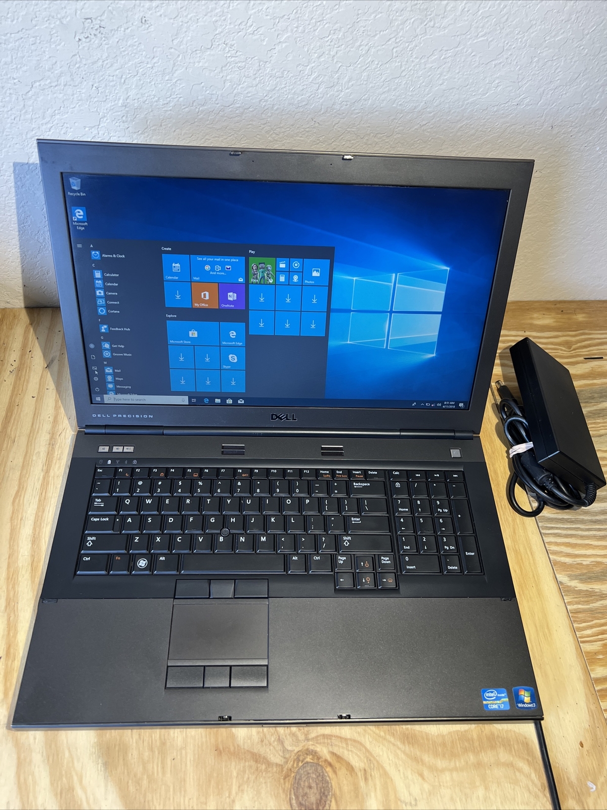 Dell precision M6600 Core i7 2760QM @ 2.40GHz 16GB RAM 500GB SSD Windows 10 Pro