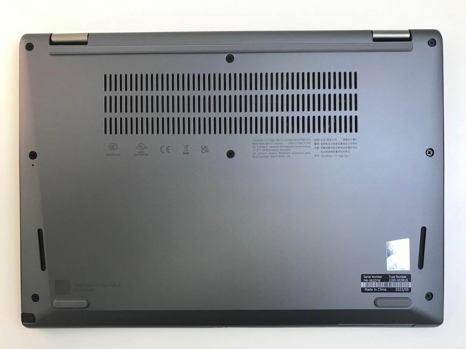 Lenovo ThinkPad L13 Yoga Gen 3 13.3″ Notebook – i7, 16 GB RAM, 256 GB SSD – 21B5
