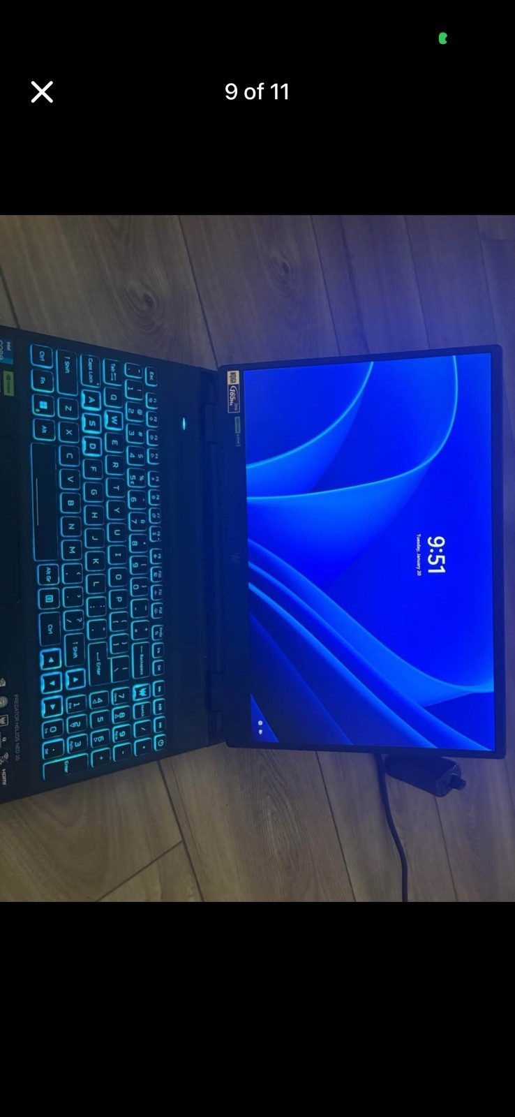 Acer Predator Helios Neo 16 16″ Core i9 16GB 1TB SSD RTX 4070 Win11