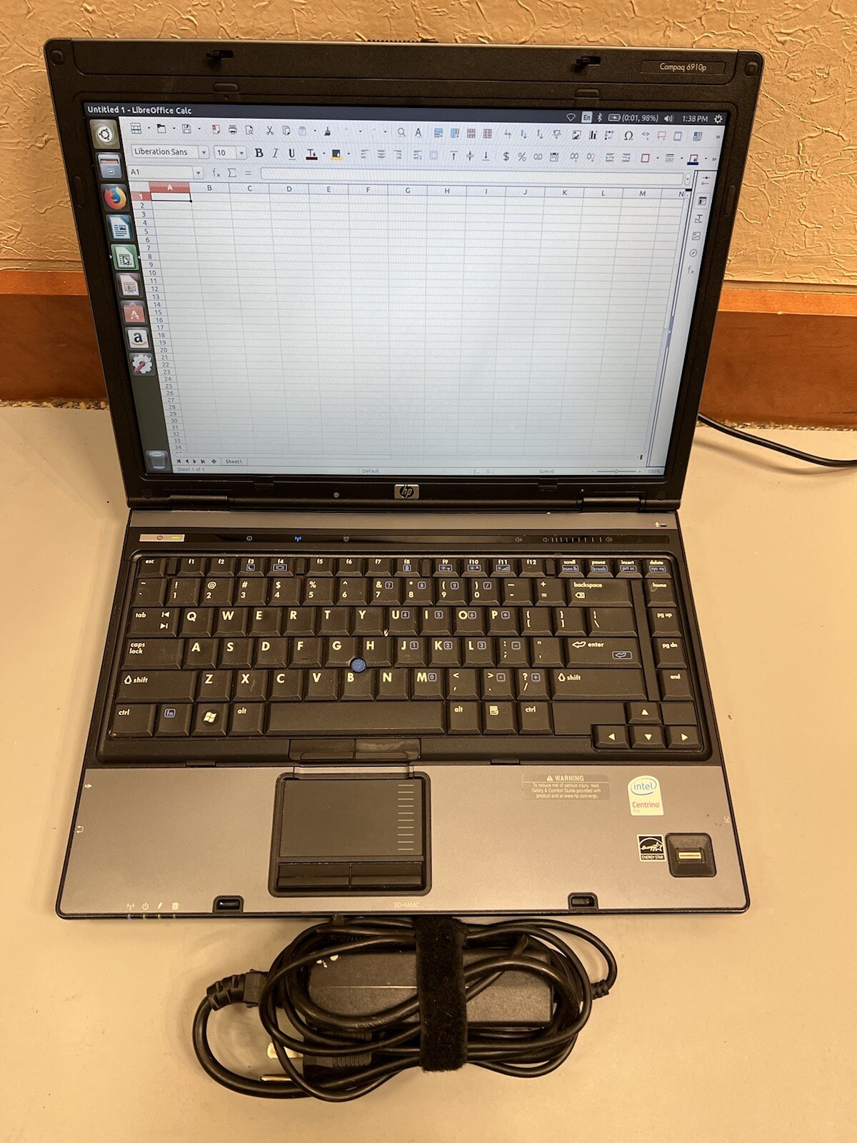 HP Compaq 6910b 2.00GHz Core 2 Duo 3GB RAM 160GB HDD WIFI BLUETOOTH
