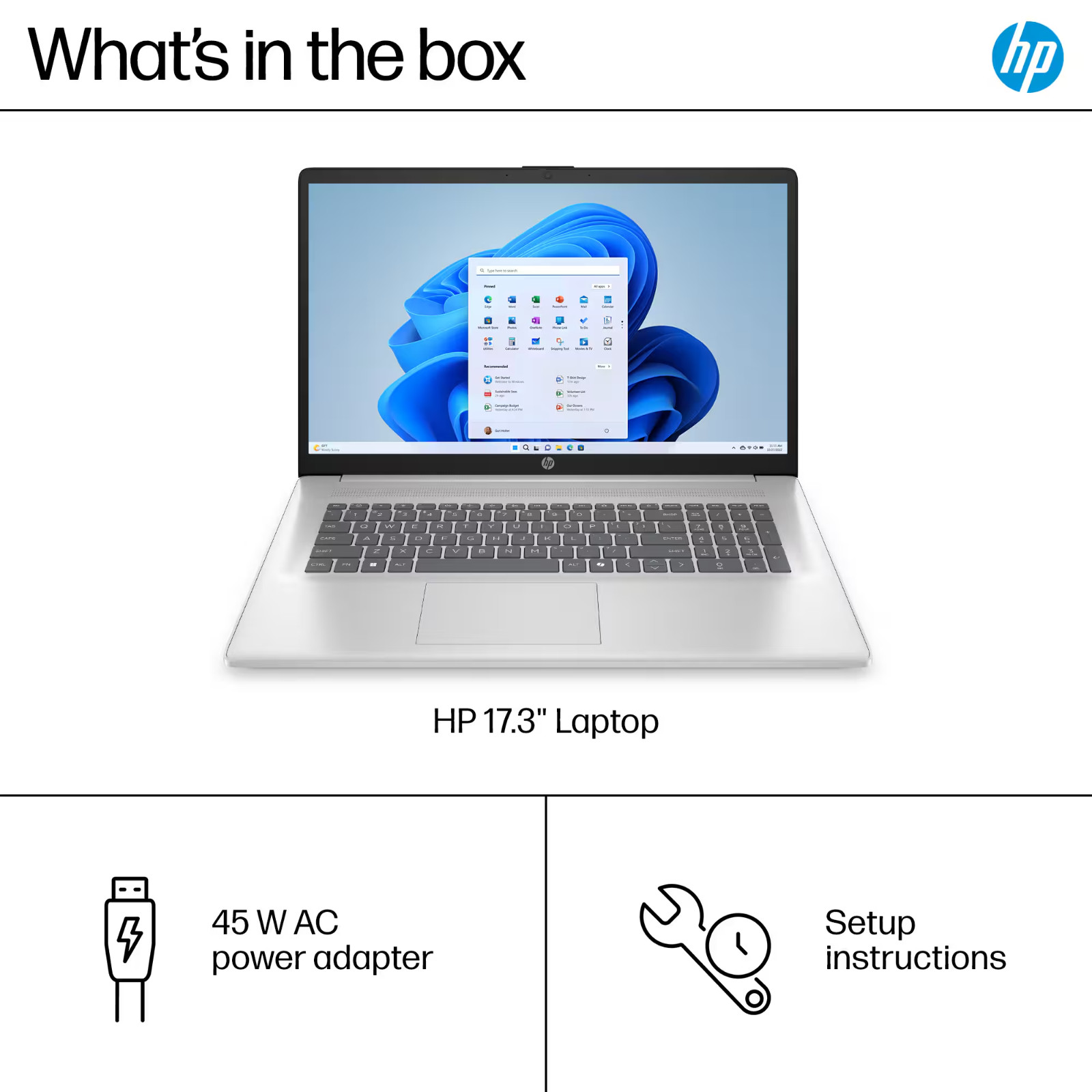 2026 HP Pavilion Laptop Computer 17 AMD Ryzen 5 8GB RAM & 256GB SSD Office 2024