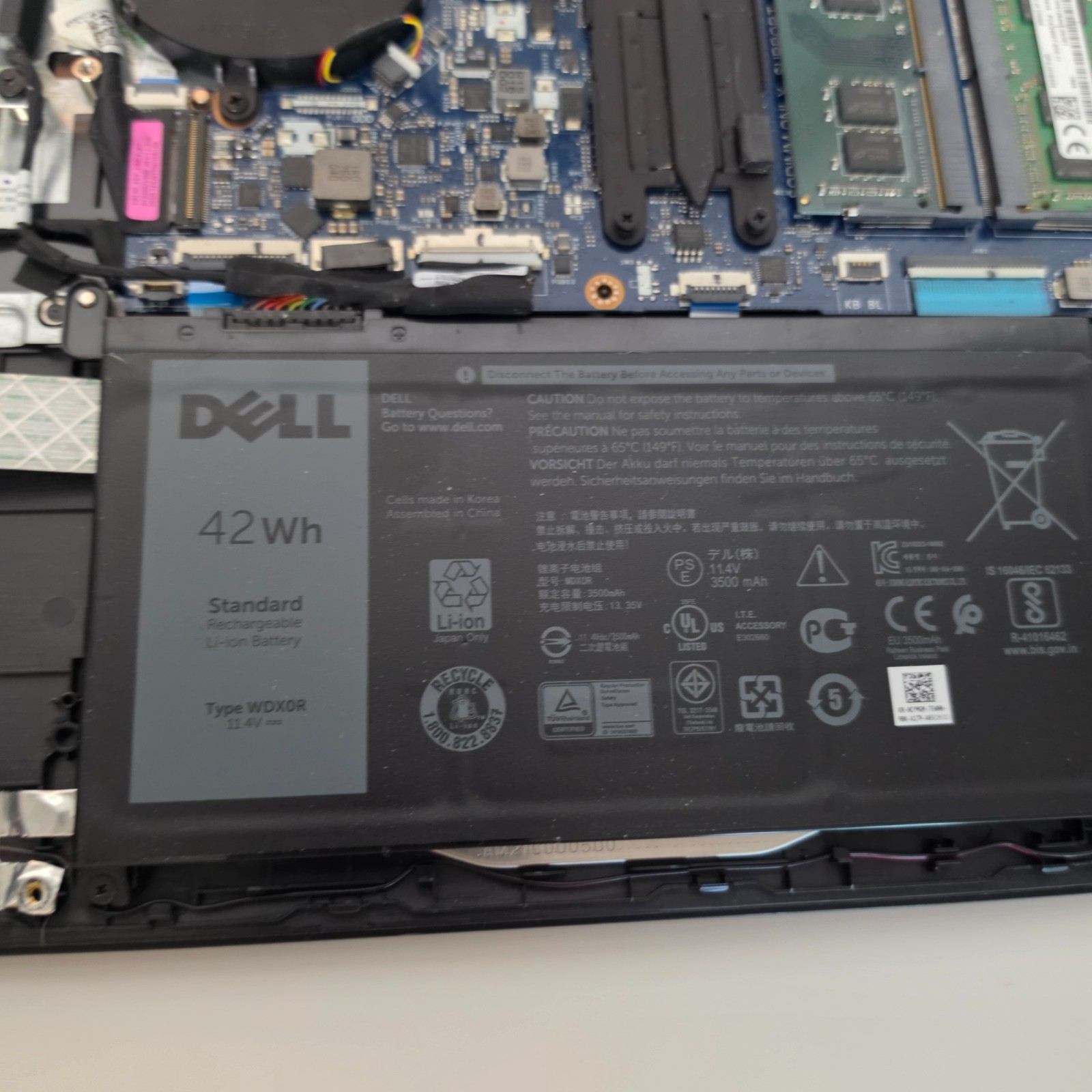 Dell Latitude 3590 Laptop PC | Intel Core I3-6006U 2.00GHZ | 8GB Ram | No HDD A5