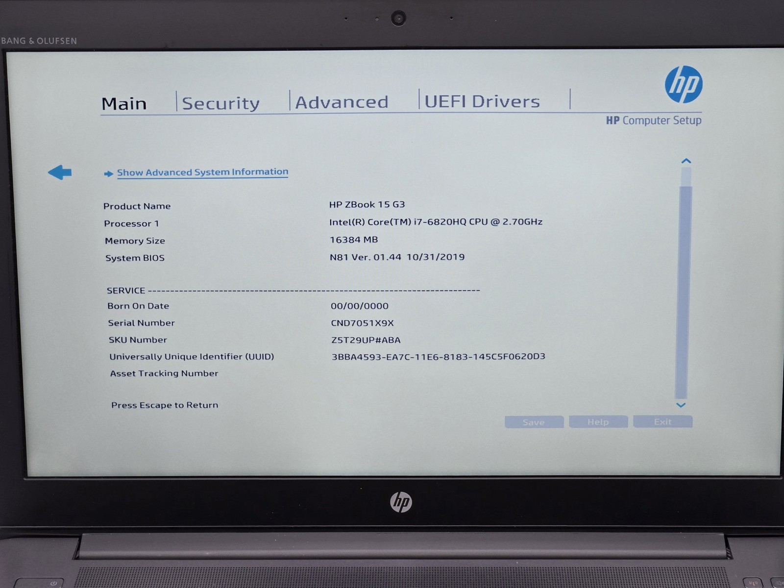 HP ZBook G3 15″ FHD I7-6820HQ 512GB 16GB W10P Quadro M1000M Backlit FPR *READ*