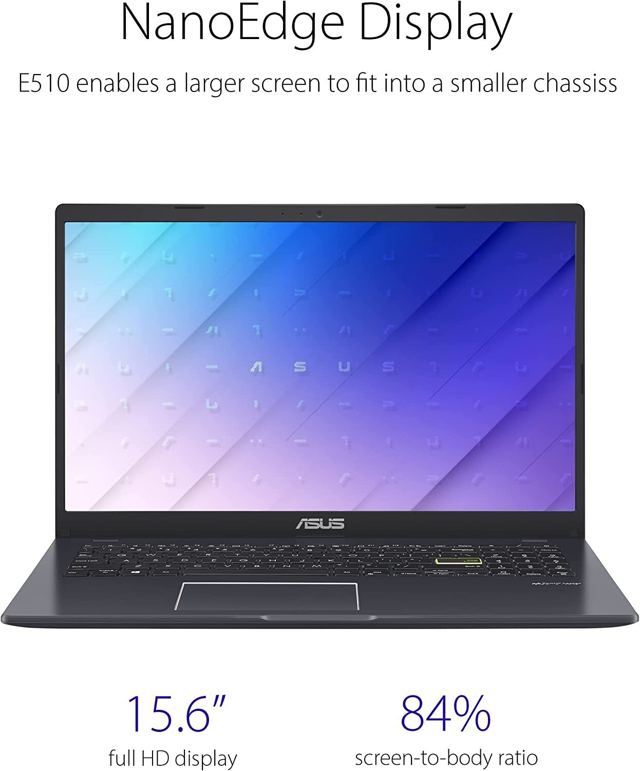 ASUS Vivobook Thin Light Laptop 15.6” FHD Display Intel Dual core L510MA-AS02