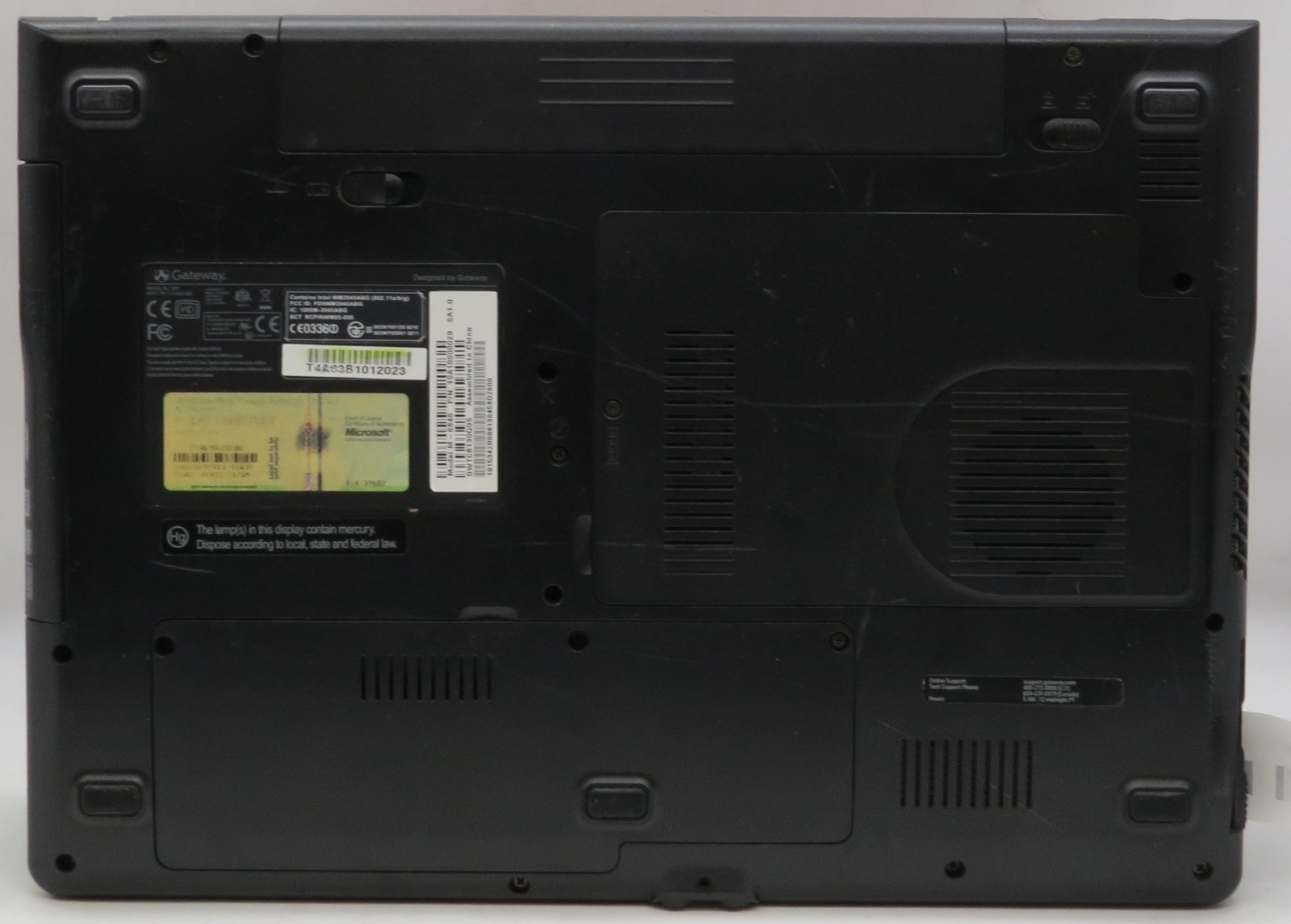 Gateway M-Series | 2 Duo-T5250 @1.50GHz | 4GB DDR2 RAM | No HDD/OS *PARTS*