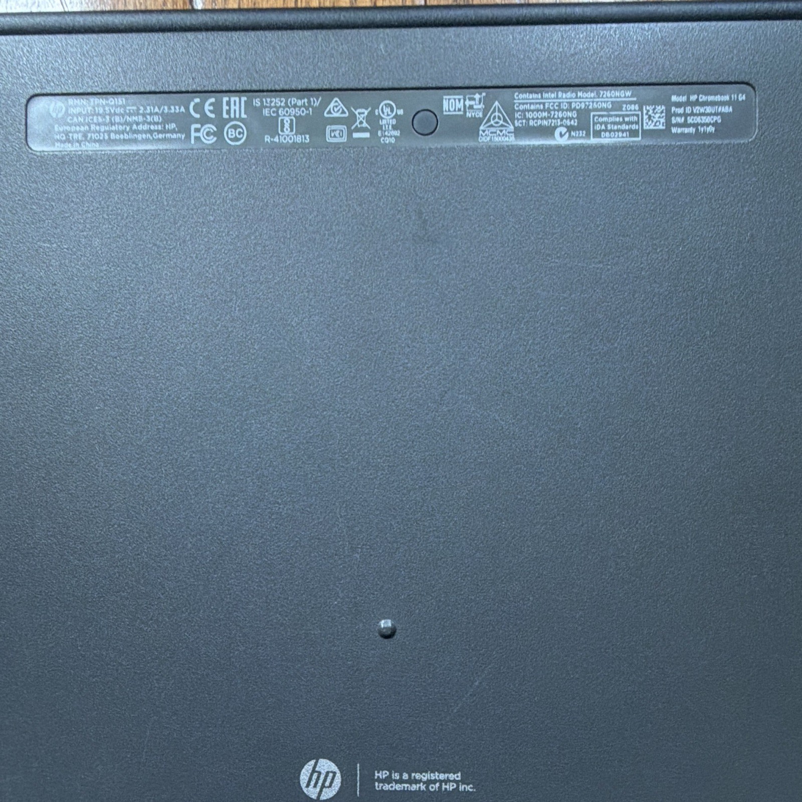 HP Chromebook 11 G4 11.6″ Intel Celeron 4GB 16GB eMMC Chrome OS Black