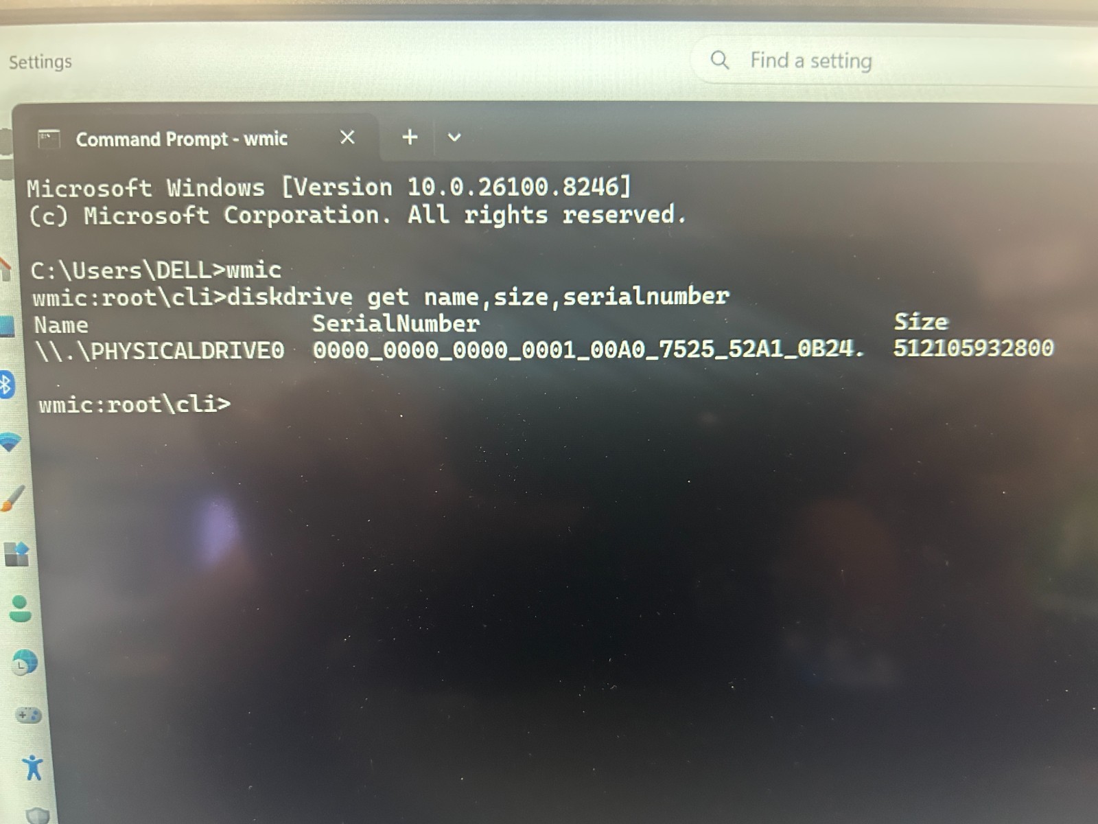 DELL 15 DC15255 G8MK9, AMD Ryzen 7 7730U, 2.00 GHz, 16 GB RAM 512 GB NVMe