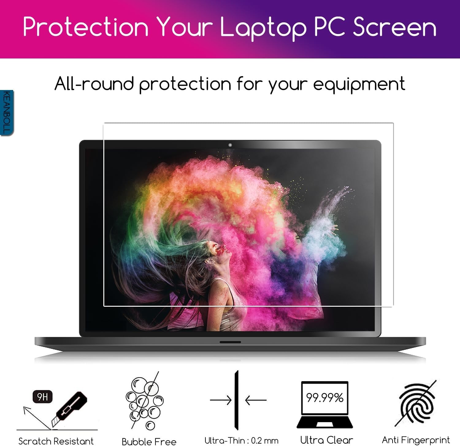 Tempered Glass Screen Protector 9H Hardness for HP OmniBook X Flip 16″ & HP Omni