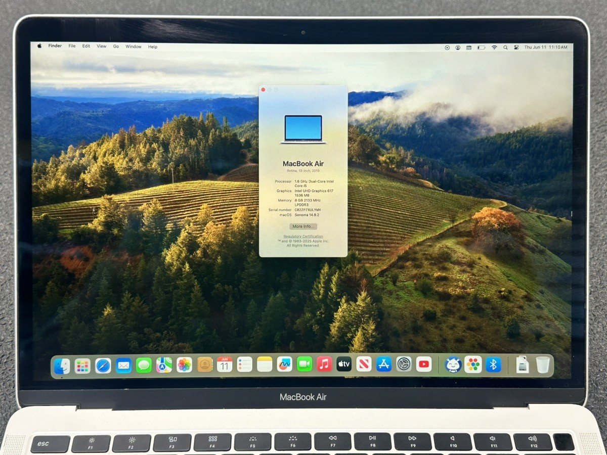 Apple MacBook Air 2019 (AS-IS/PARTS) -13″, i5 8th Gen, 8GB, 256GB, (PD1124865)