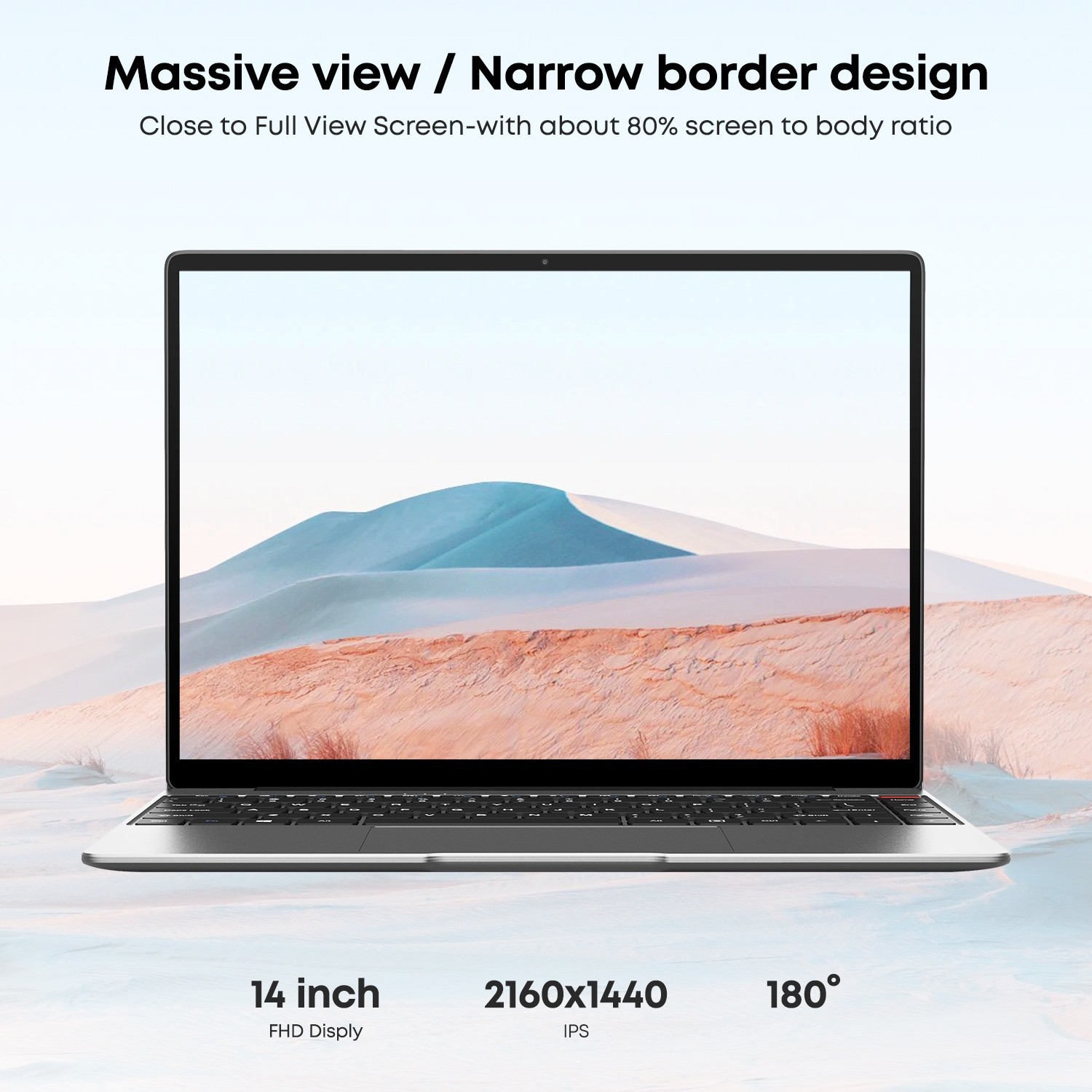 CHUWI GemiBook Pro 14.1″ Laptop Windows 11 Intel N5100 8+256GB Backlit Notebook