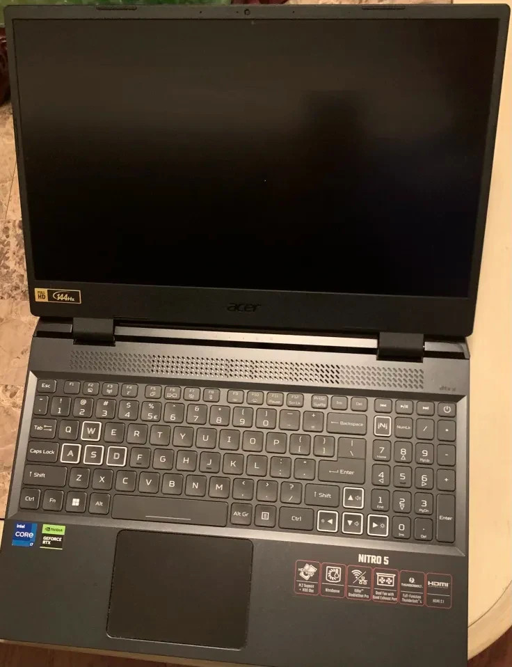 Acer Nitro 5 AN515-58-75NM 15.6″ (1TB SSD, i7-12650H, 2.30 GHz 32GB, RTX 4050)