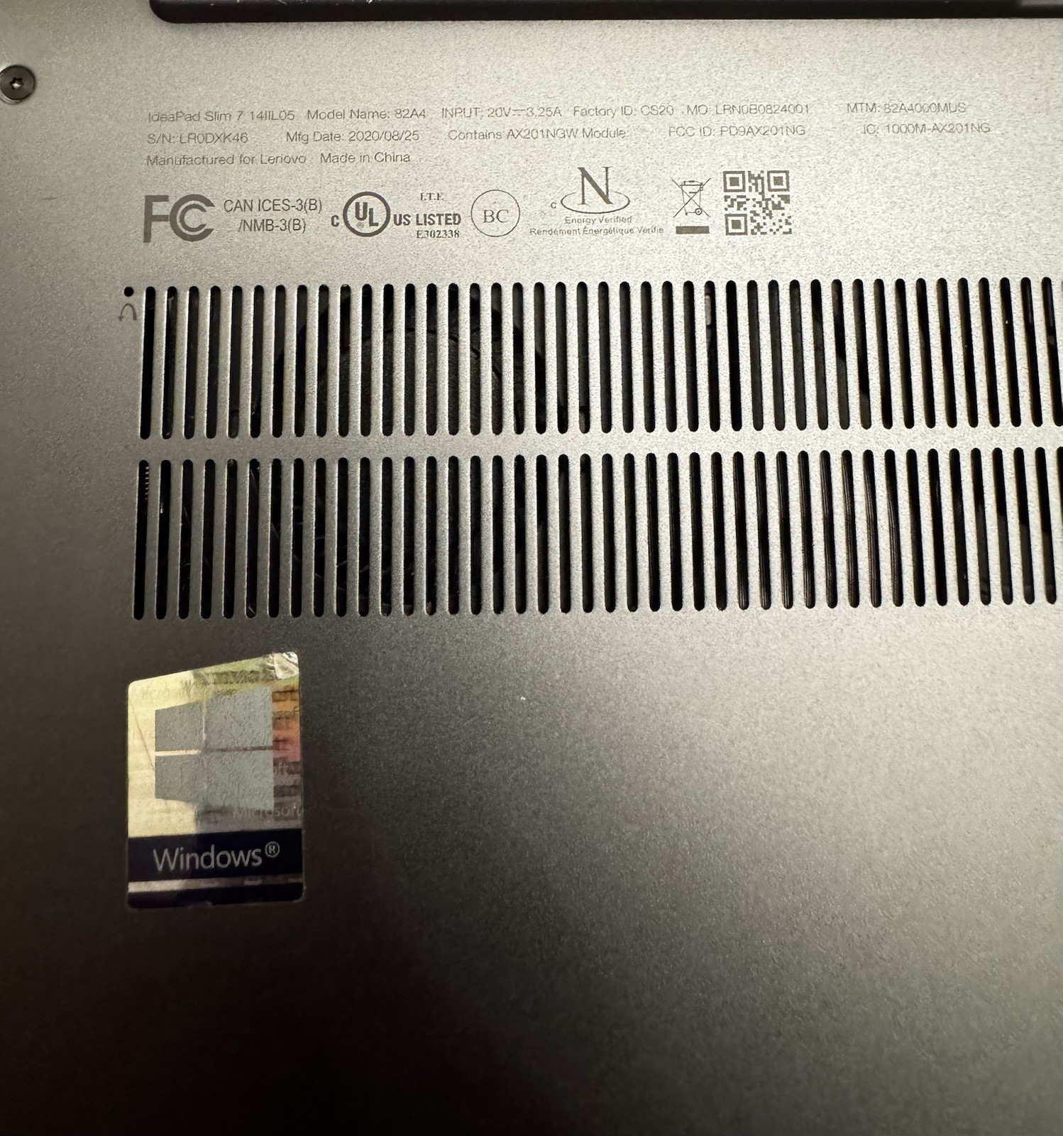 Lenovo Slim 7 Laptop (Ideapad)