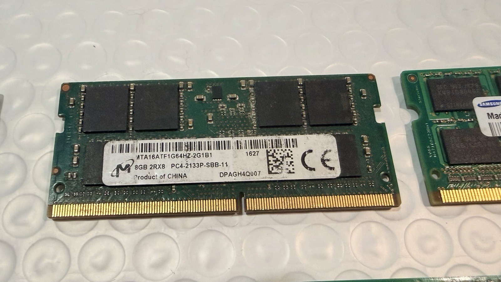 Untested Laptop RAM SSD WiFi Card Parts Lot Samsung Micron Intel M.2 SO DIMM