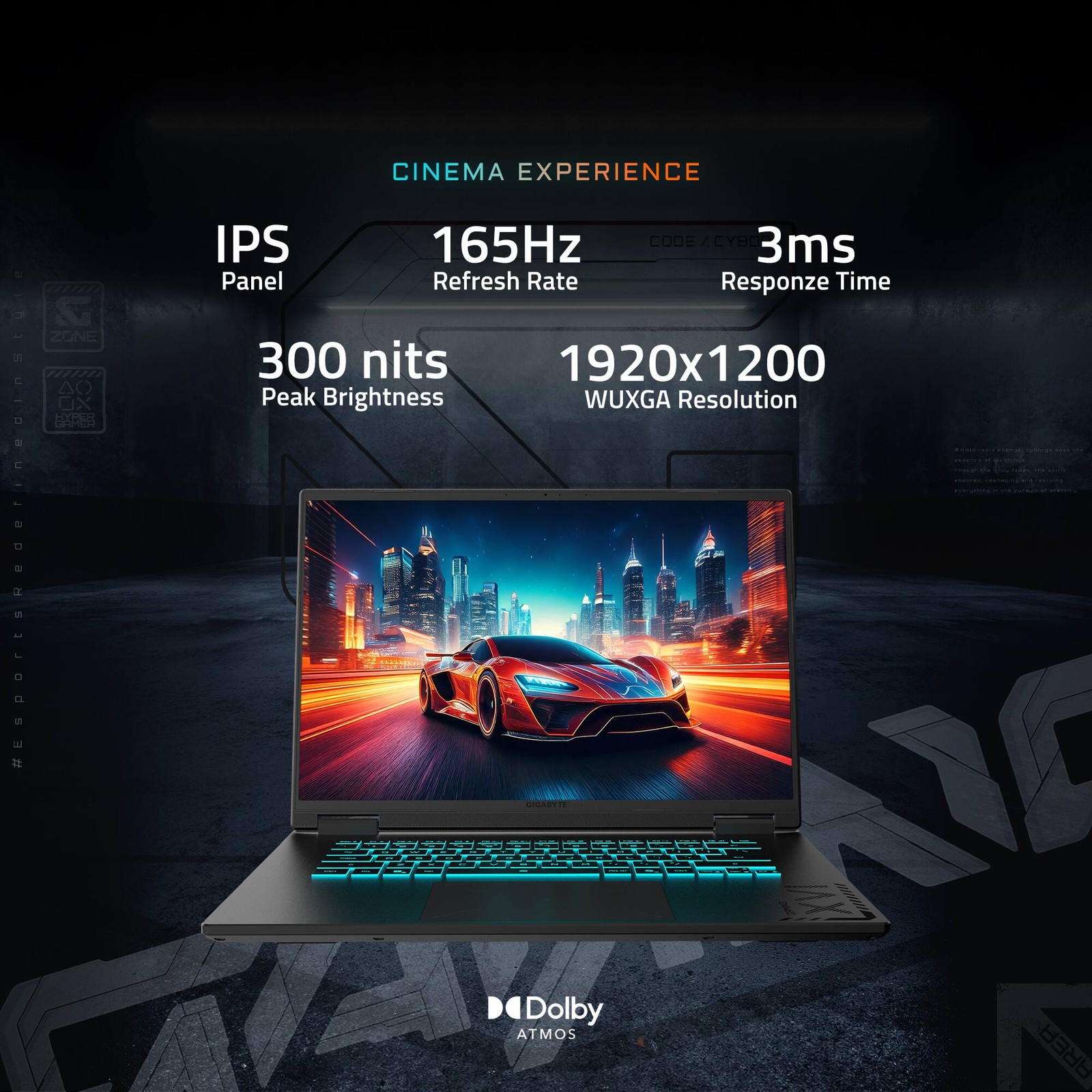 GIGABYTE – GAMING A16 – 16″ 165Hz 1920×1200 WUXGA Intel Core i7-13620H – 1TB …