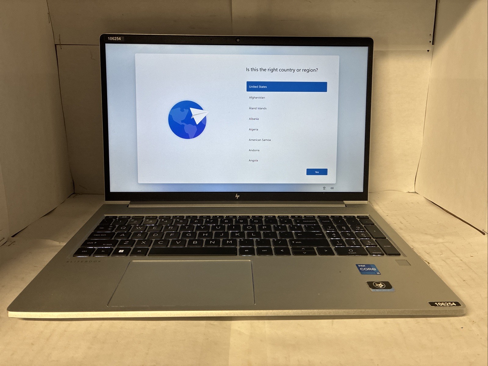 HP EliteBook 650 G9 15.6″ i5-12th Gen 16GB RAM 256GB SSD Win 11 Charger – used