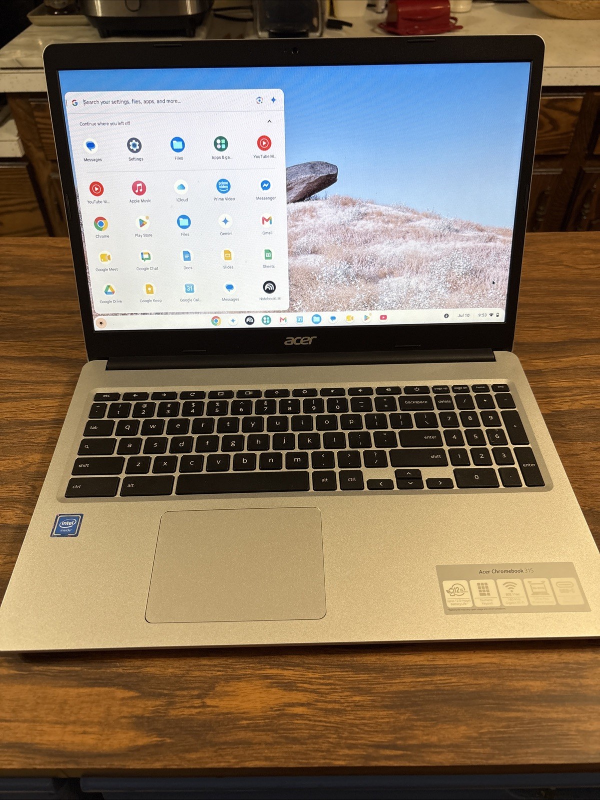 Ace Chromebook 315 15.6″ HD Display Intel Celeron N4020 4GB LPDDR4 64GB eMMc